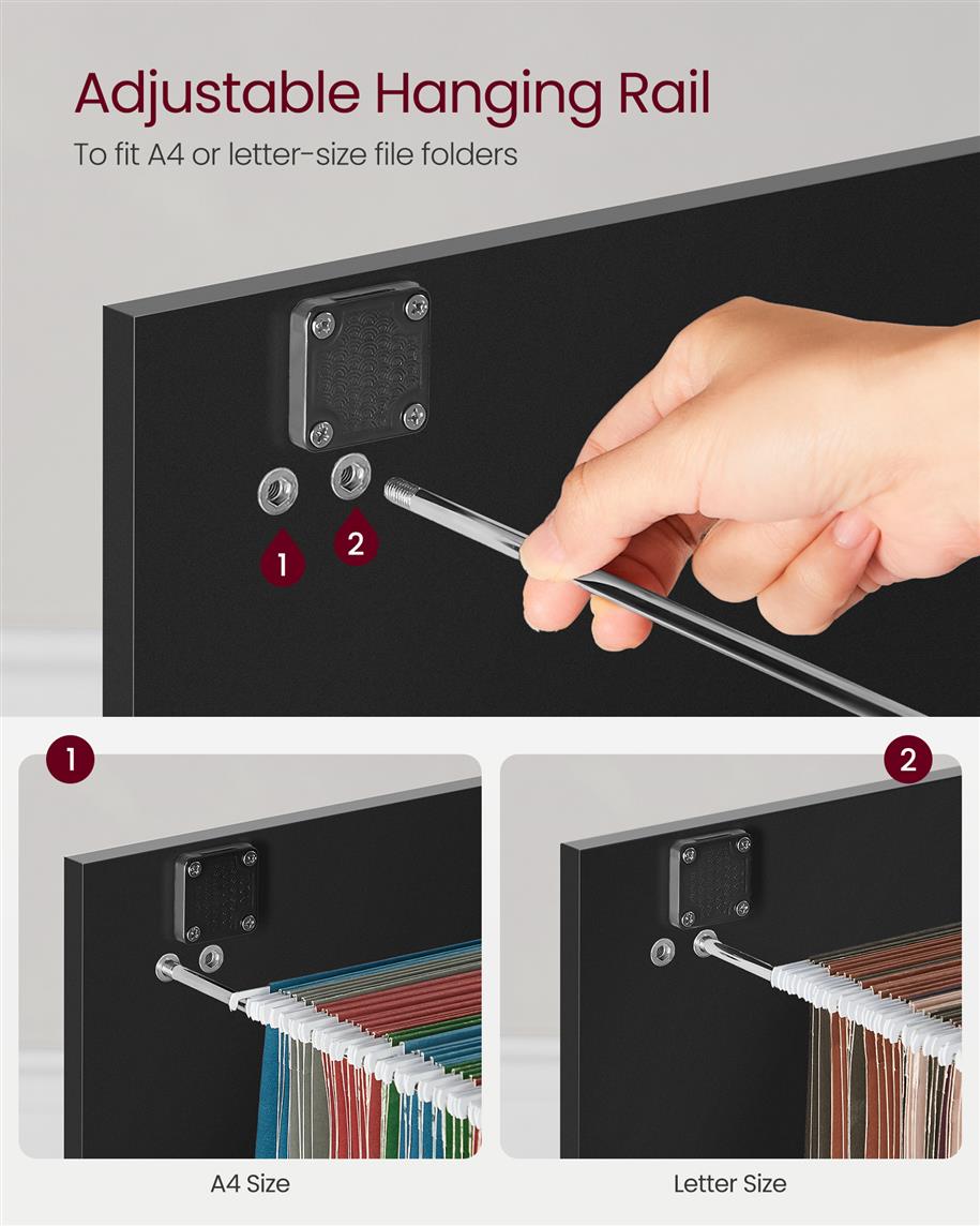 File Cabinet - 2 Drawers - Lockable - Printer Stand