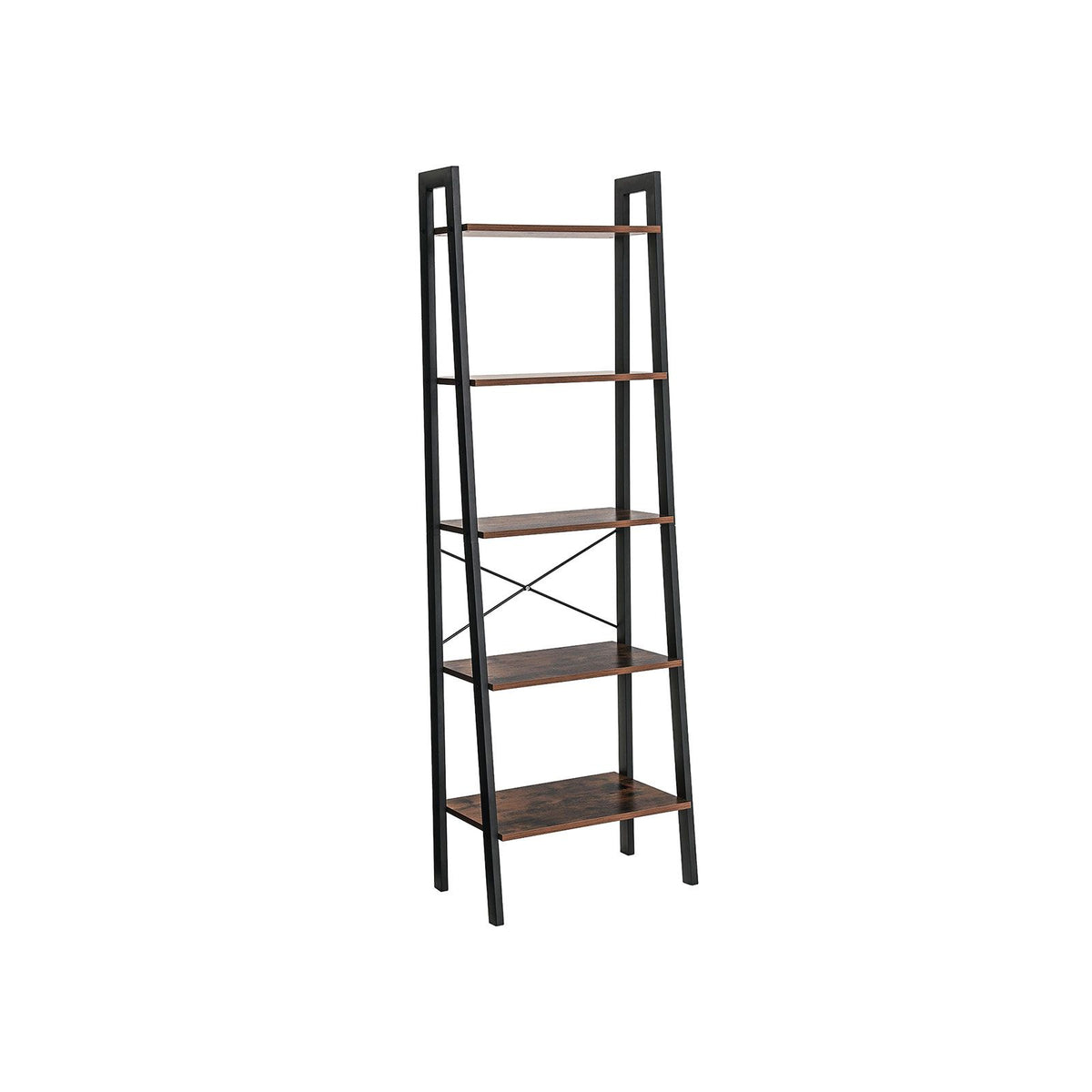 5 Tiers Ladder Shelf with Steel Frame