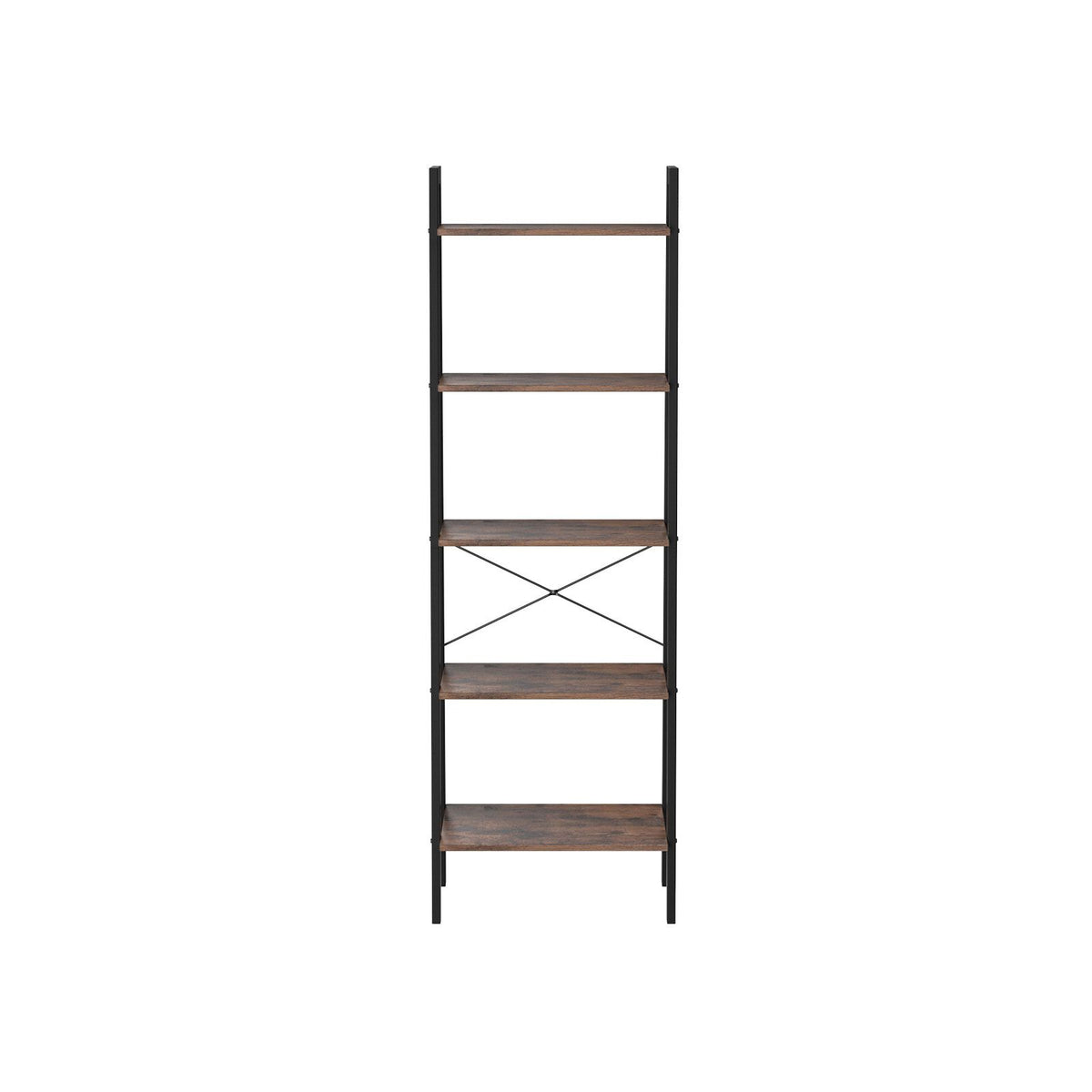 5 Tiers Ladder Shelf with Steel Frame