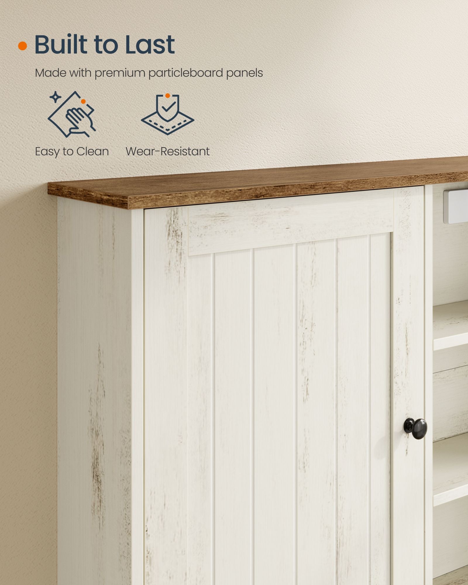Wall Mounted Storage Cabinet with Adjustable Shelves for Bathroom