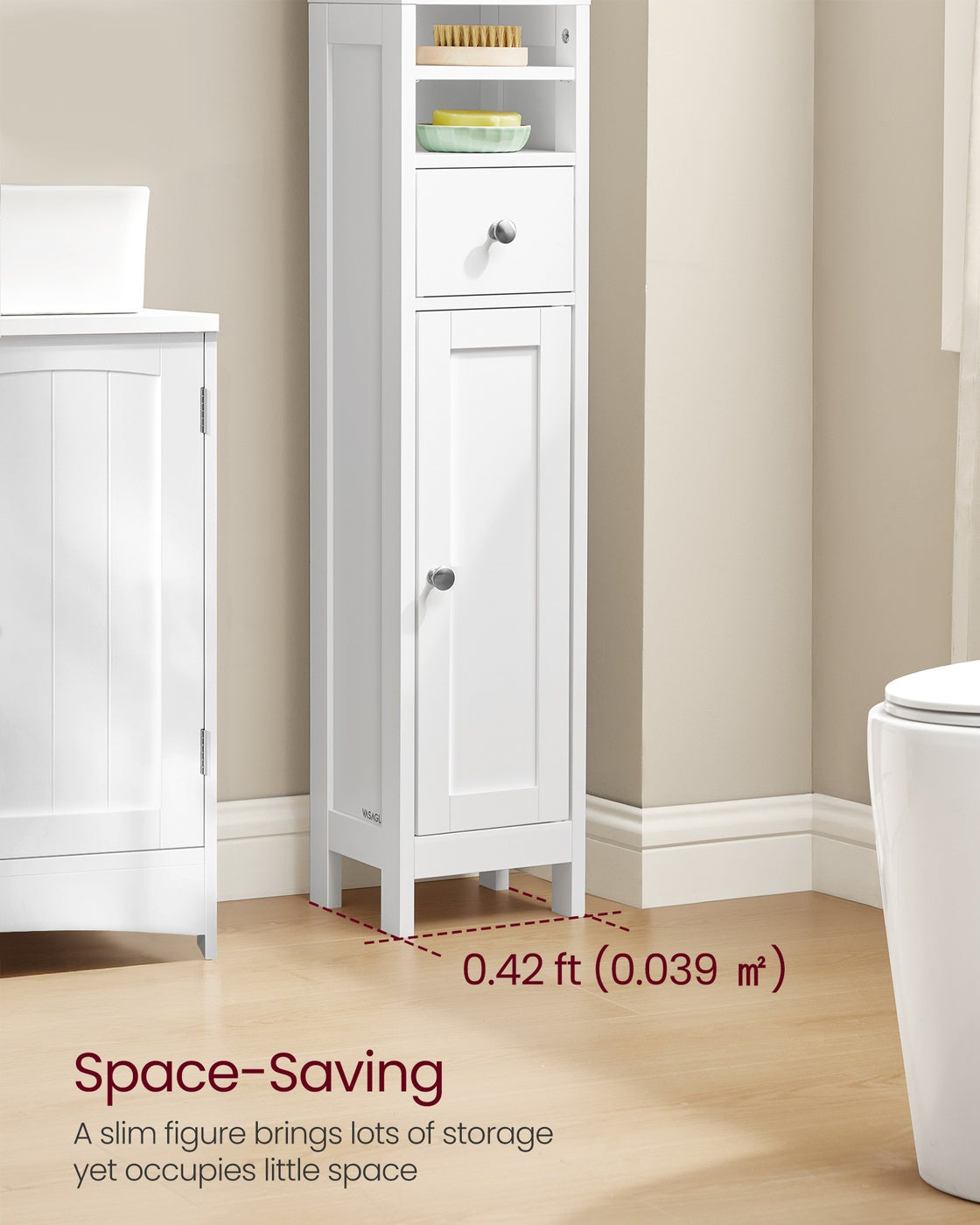Tall Slim Bathroom Cabinet