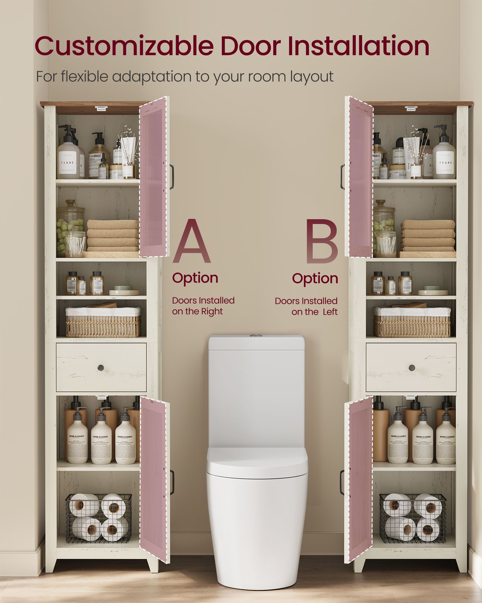 Tall Bathroom Cabinet
