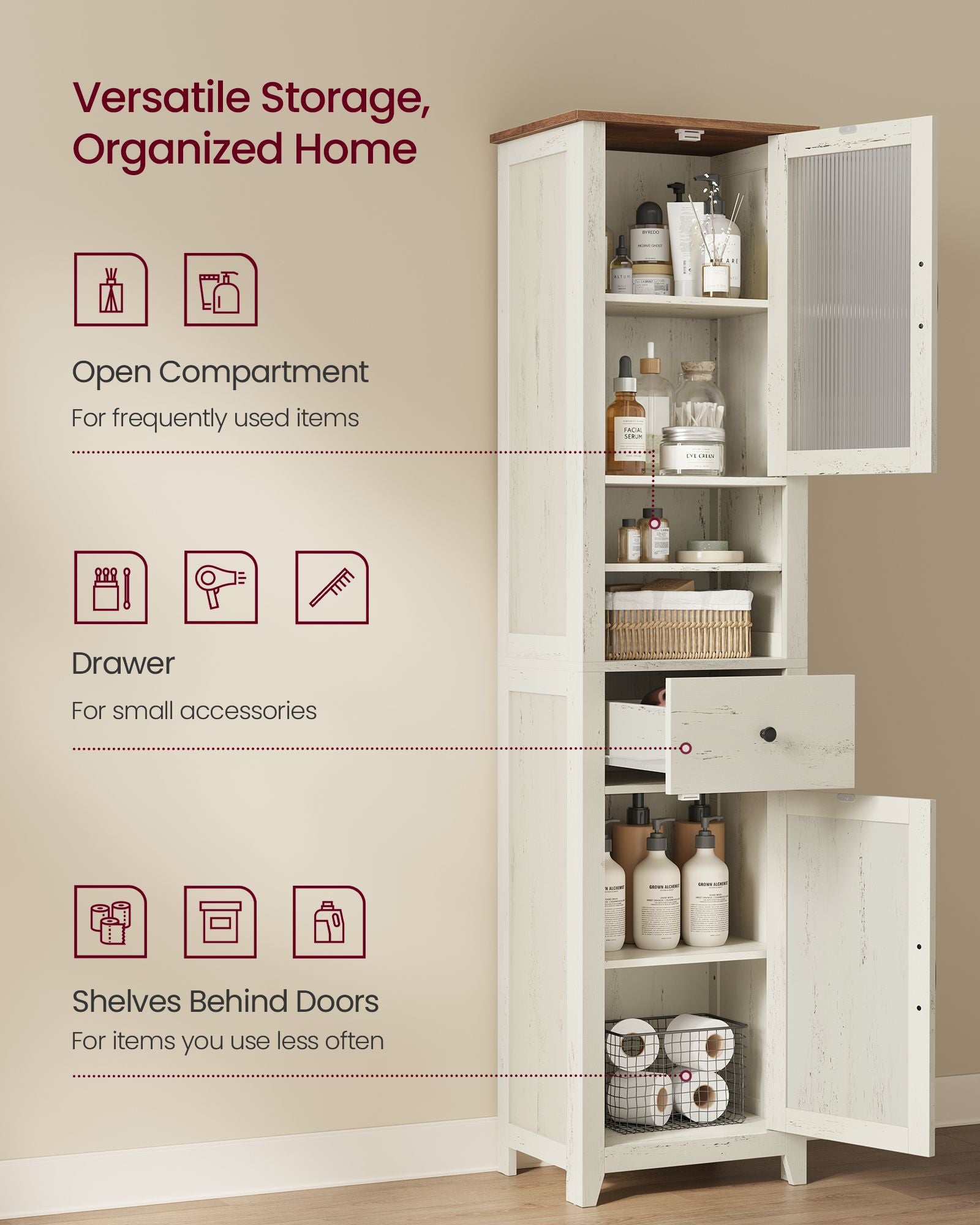 Tall Bathroom Cabinet
