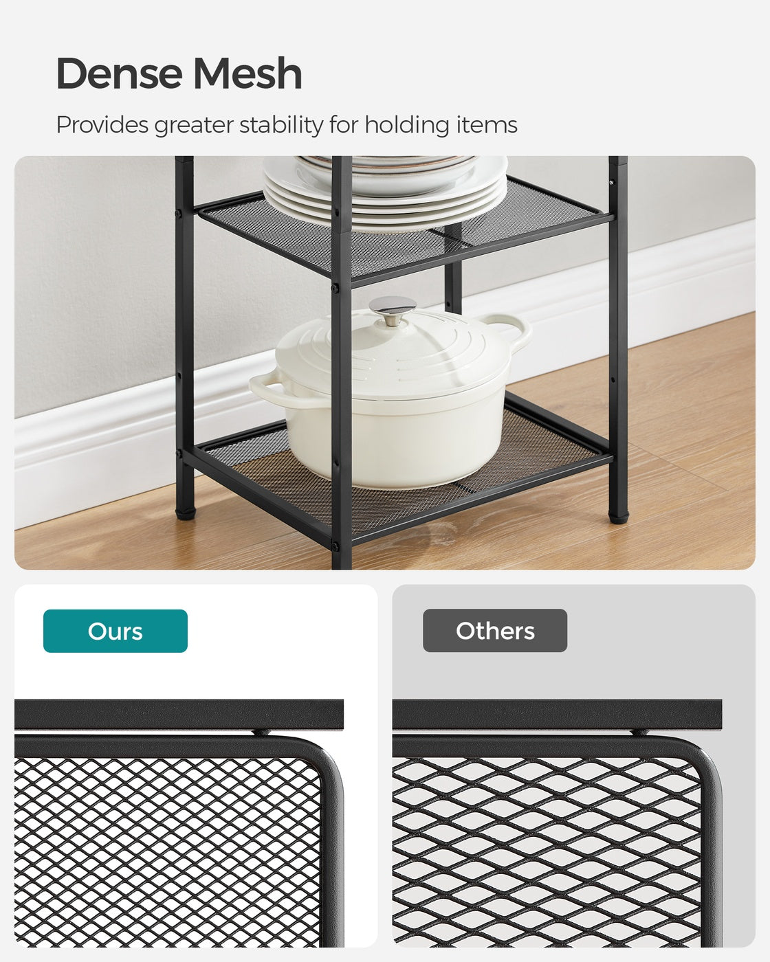 6-Tier Narrow Storage Rack