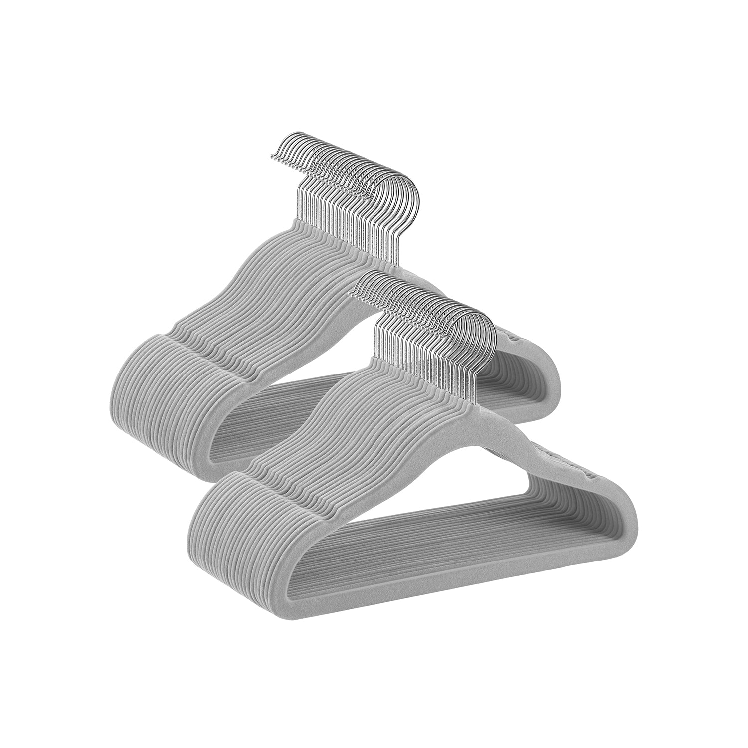 50 Pack Kids Hangers for Closet - Dove Gray