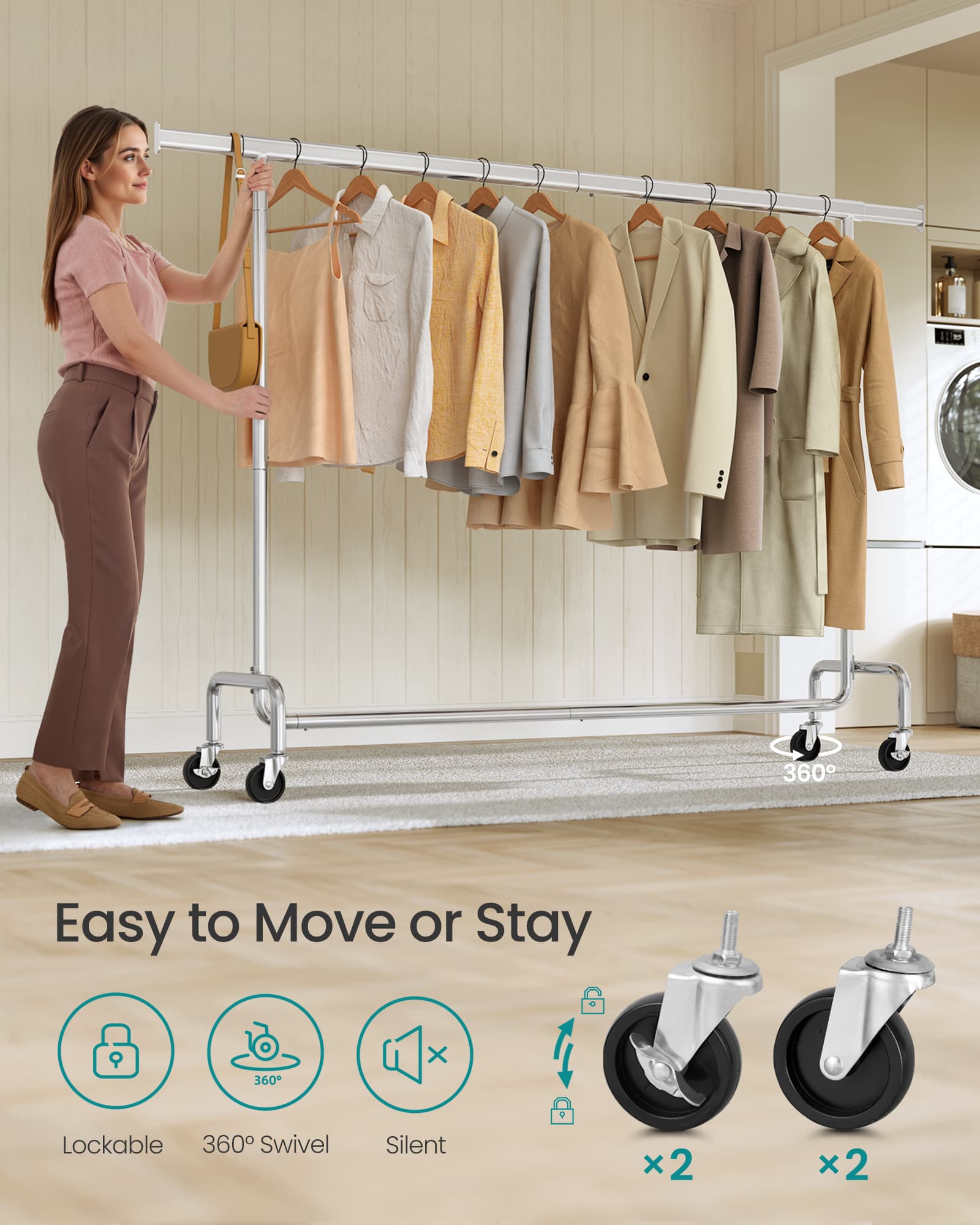 Heavy-Duty Garment Rack