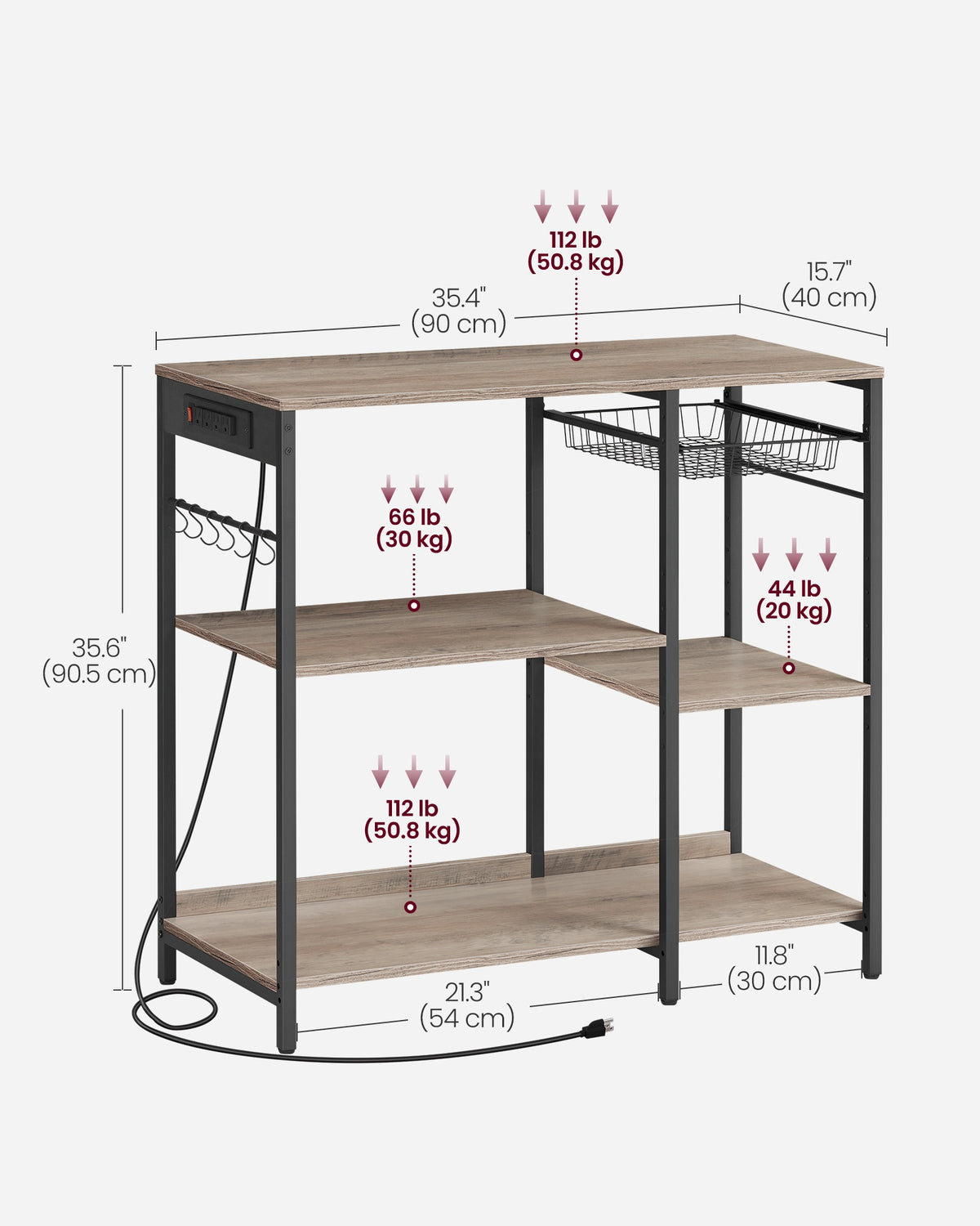Baker's Rack - Charging Station