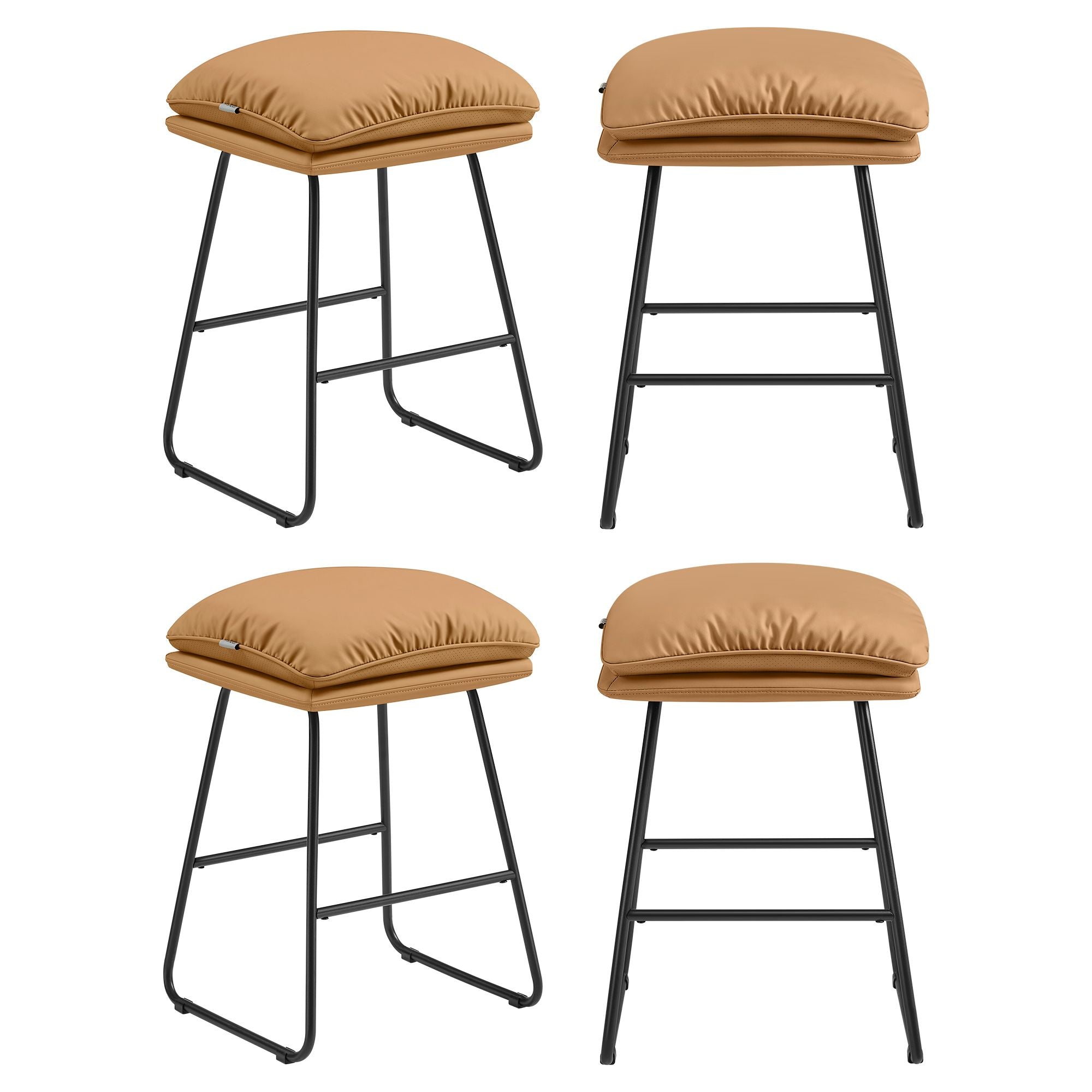 Counter Stools - Caramel Brown
