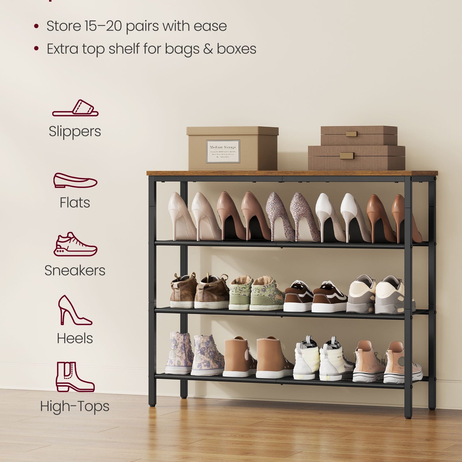 5-Tier Shoe Rack