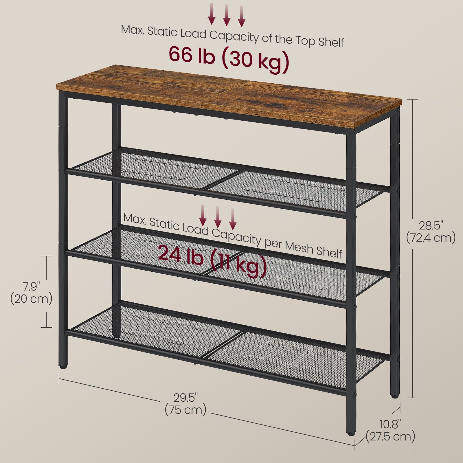 5-Tier Shoe Rack