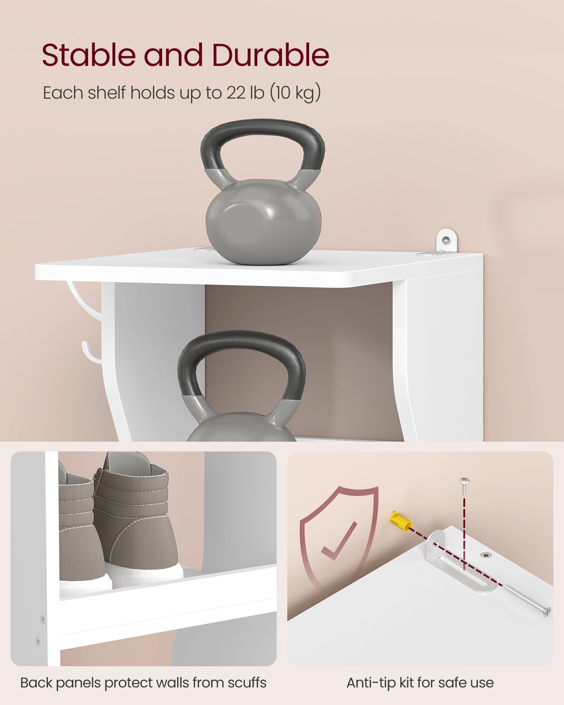 9-Tier Vertical Shoe Rack