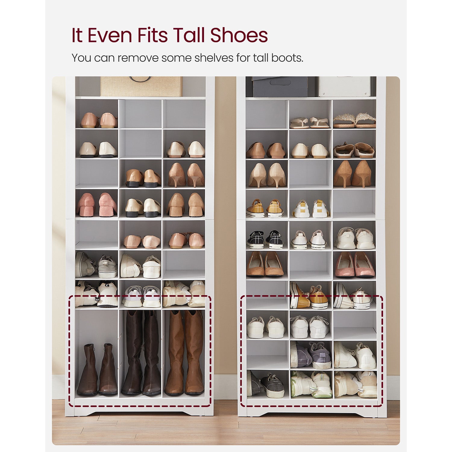 10-Tier Shoe Rack Organizer