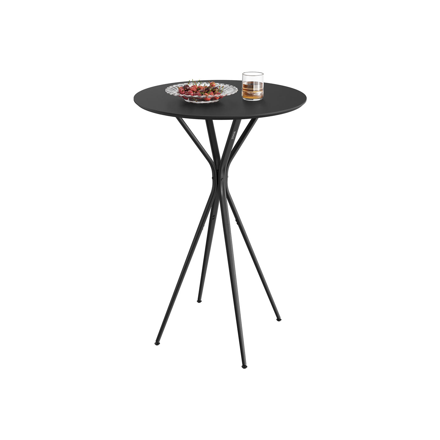 Round Bar Table - Black