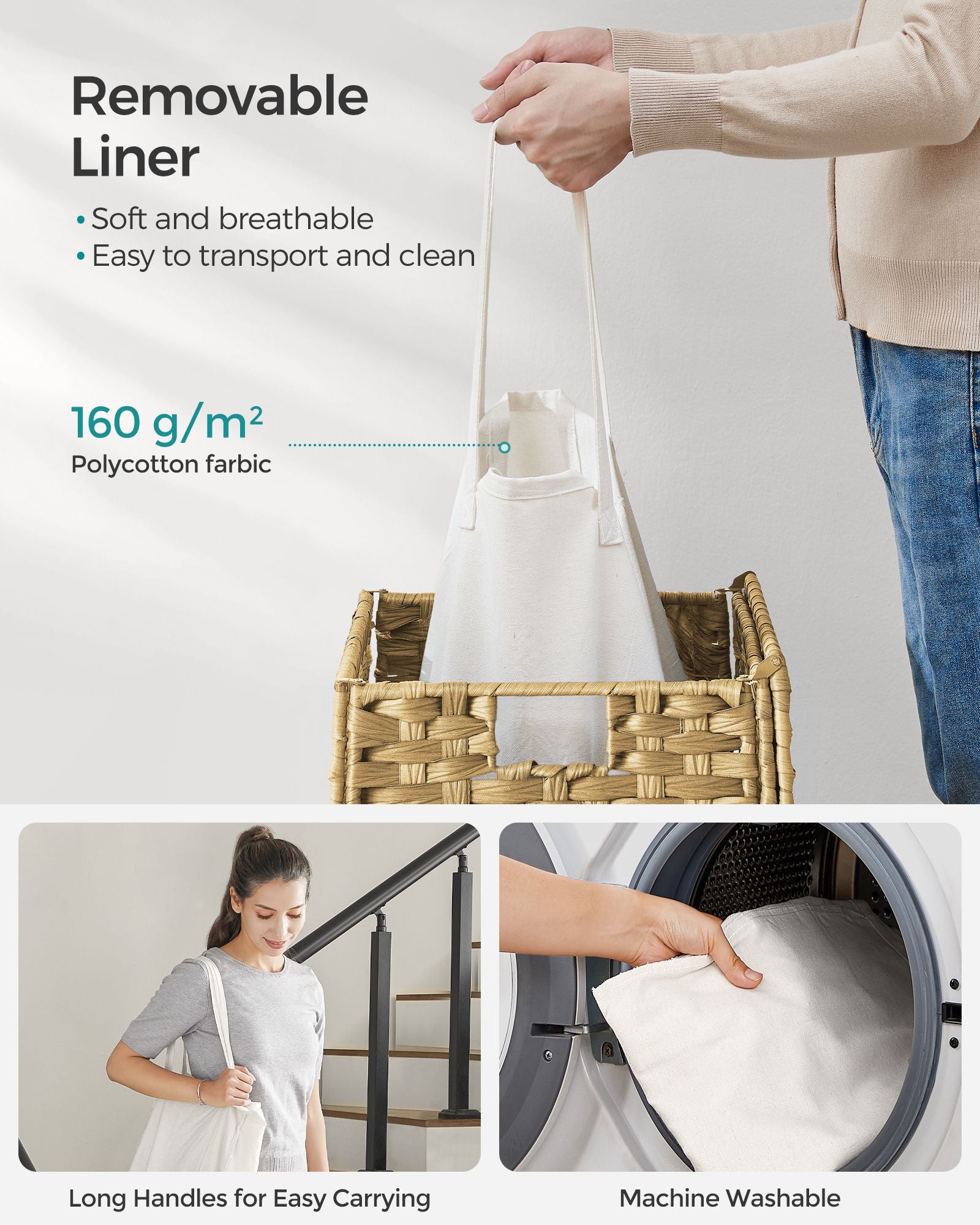 Laundry Hamper with Lid