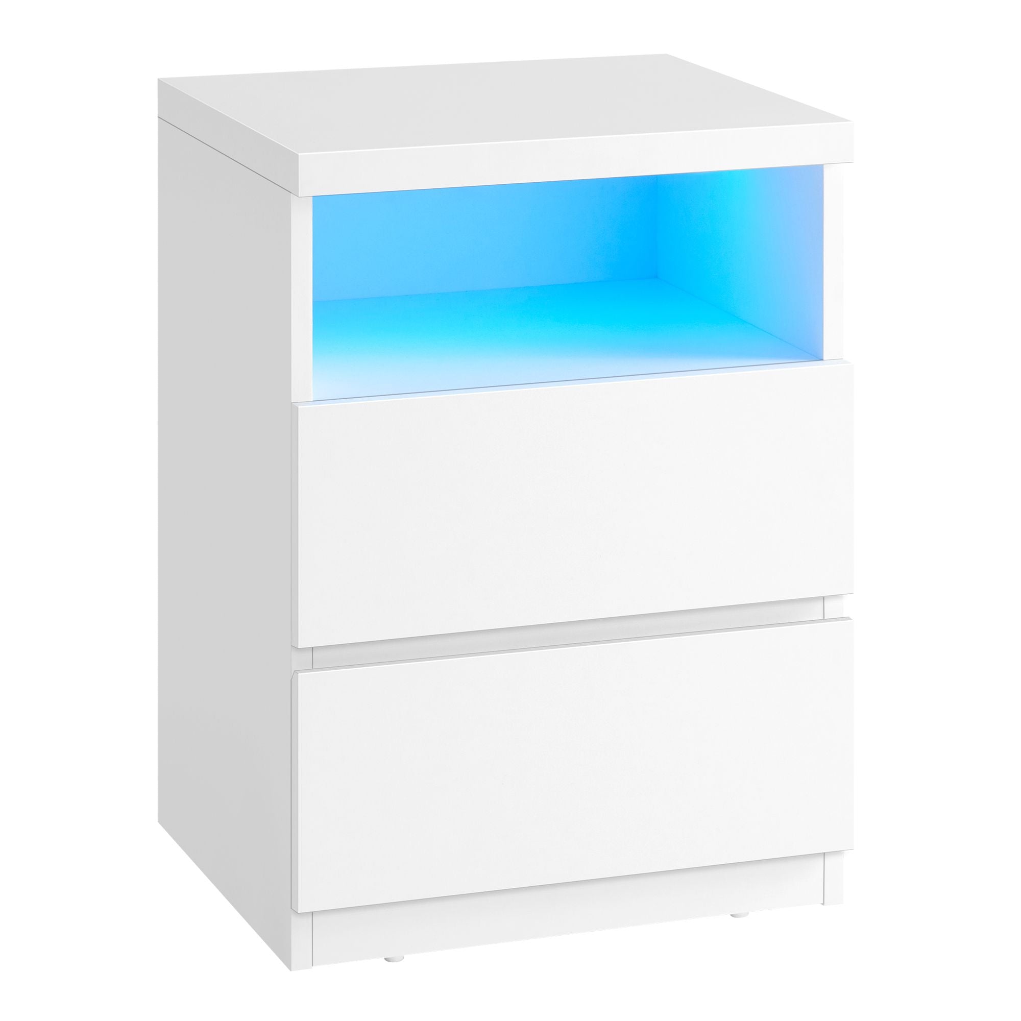 Nightstand with Adjustable LED Light