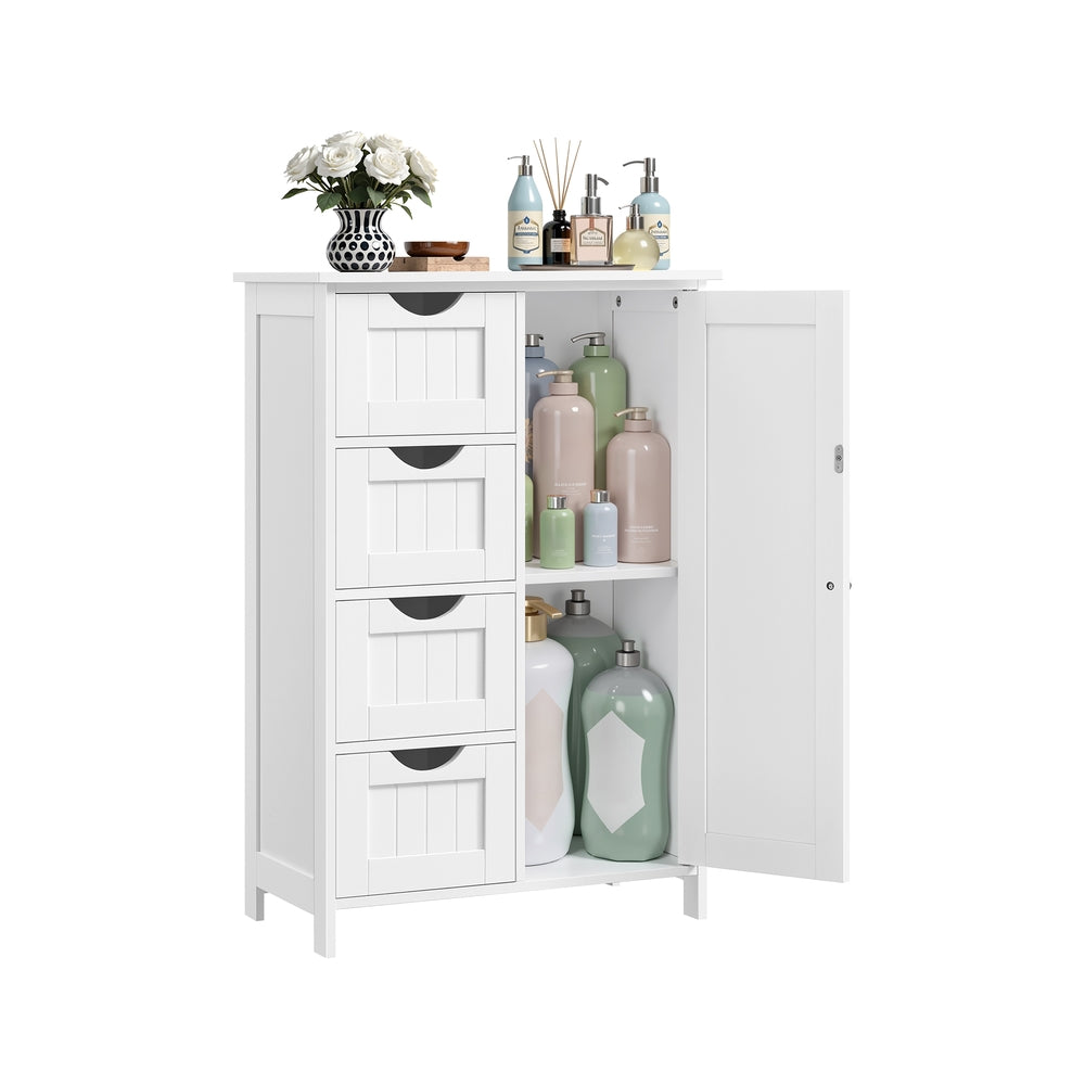 Freestanding Storage Cabinet - White