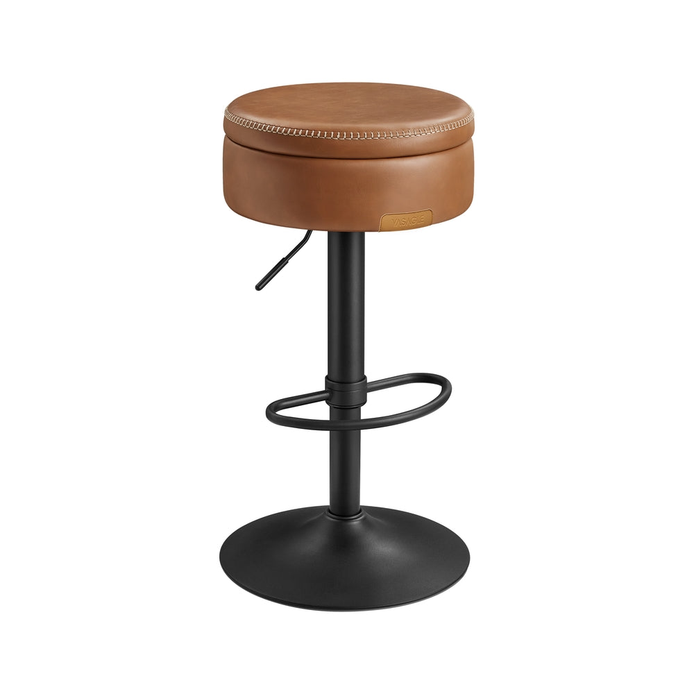 Swivel Bar Stool - Caramel Brown