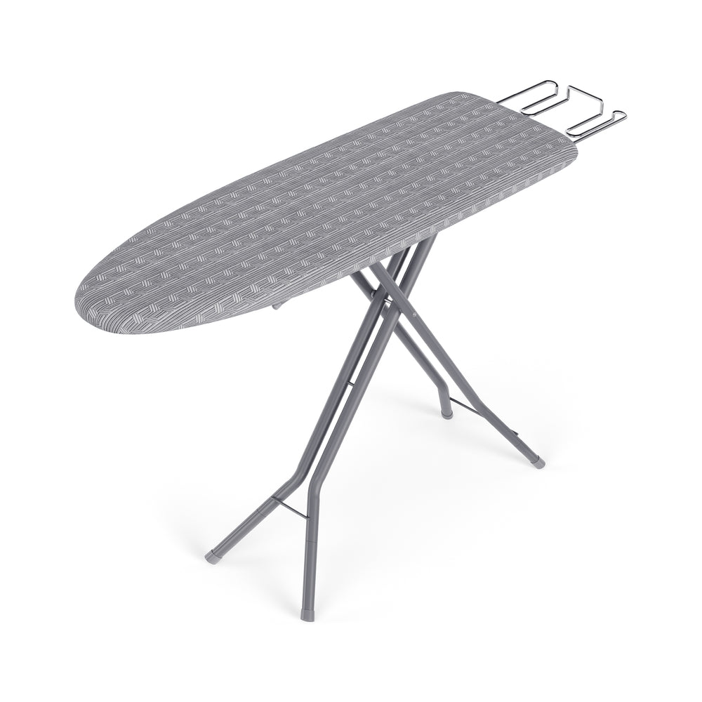Foldable Ironing Board - Heat-Resistant Cover - 50 Inch - Adjustable Height
