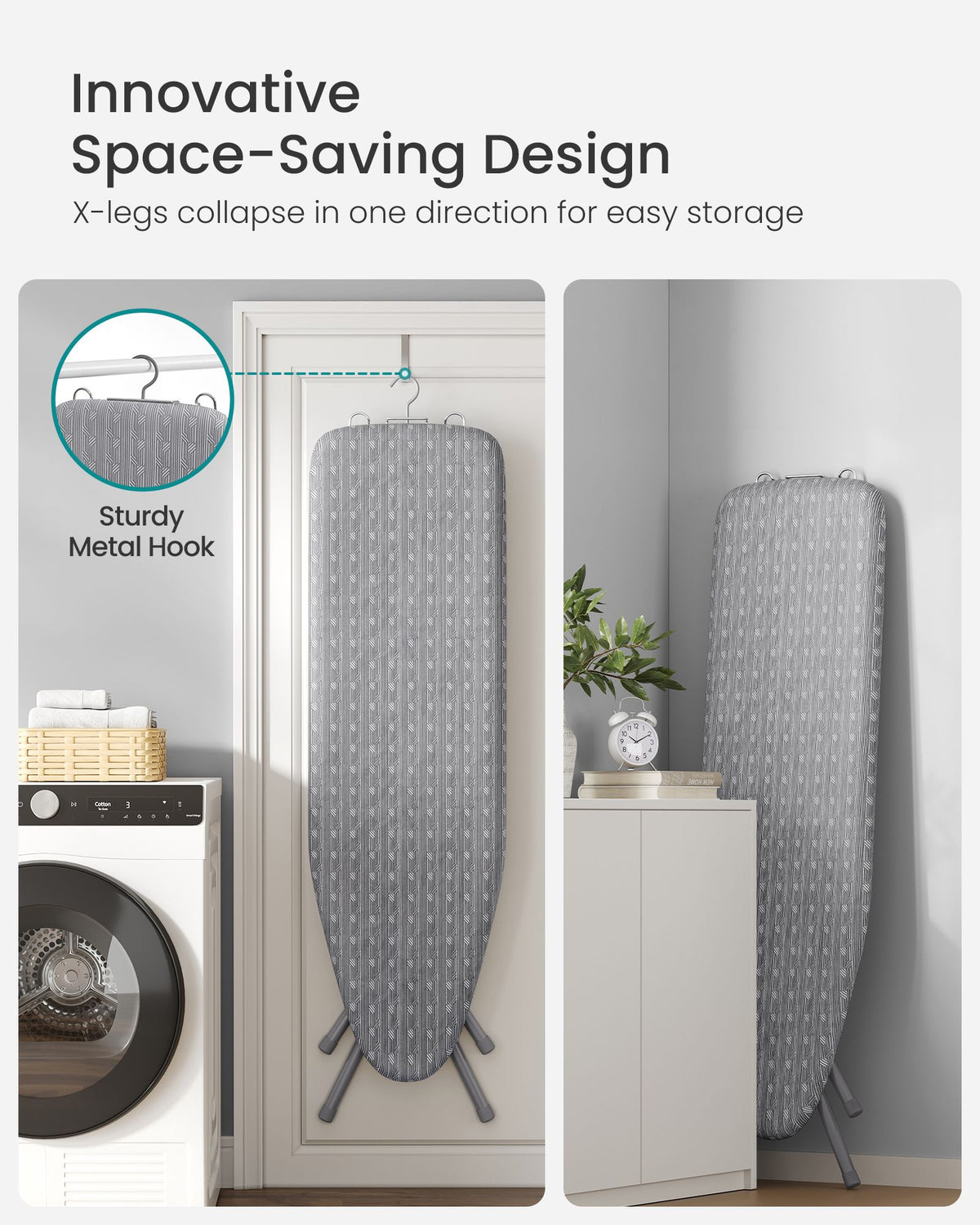 Ironing Board - Foldable - Height Adjustable