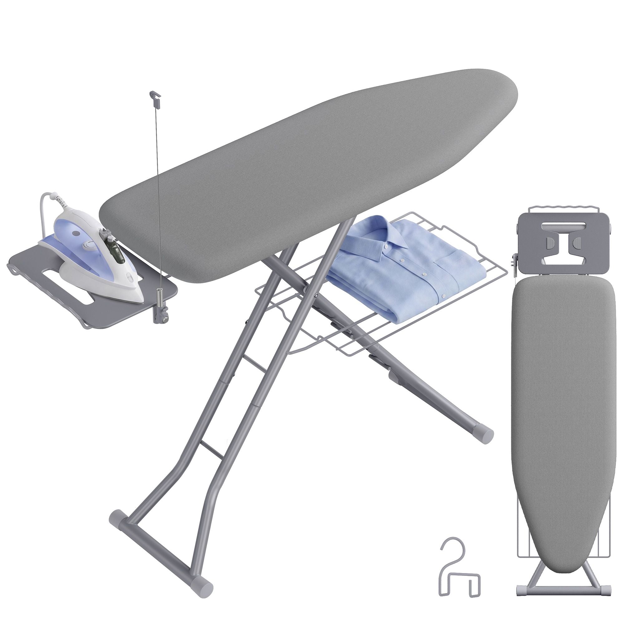 Ironing Board Full Size,for Laundry Room - Gray
