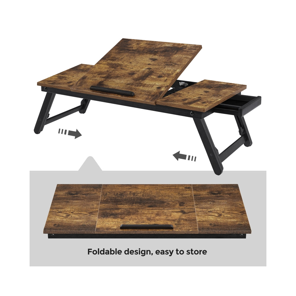 Laptop Table with Adjustable Top
