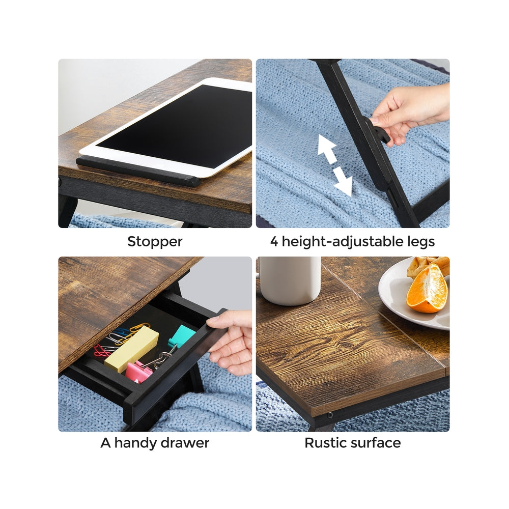 Laptop Table with Adjustable Top