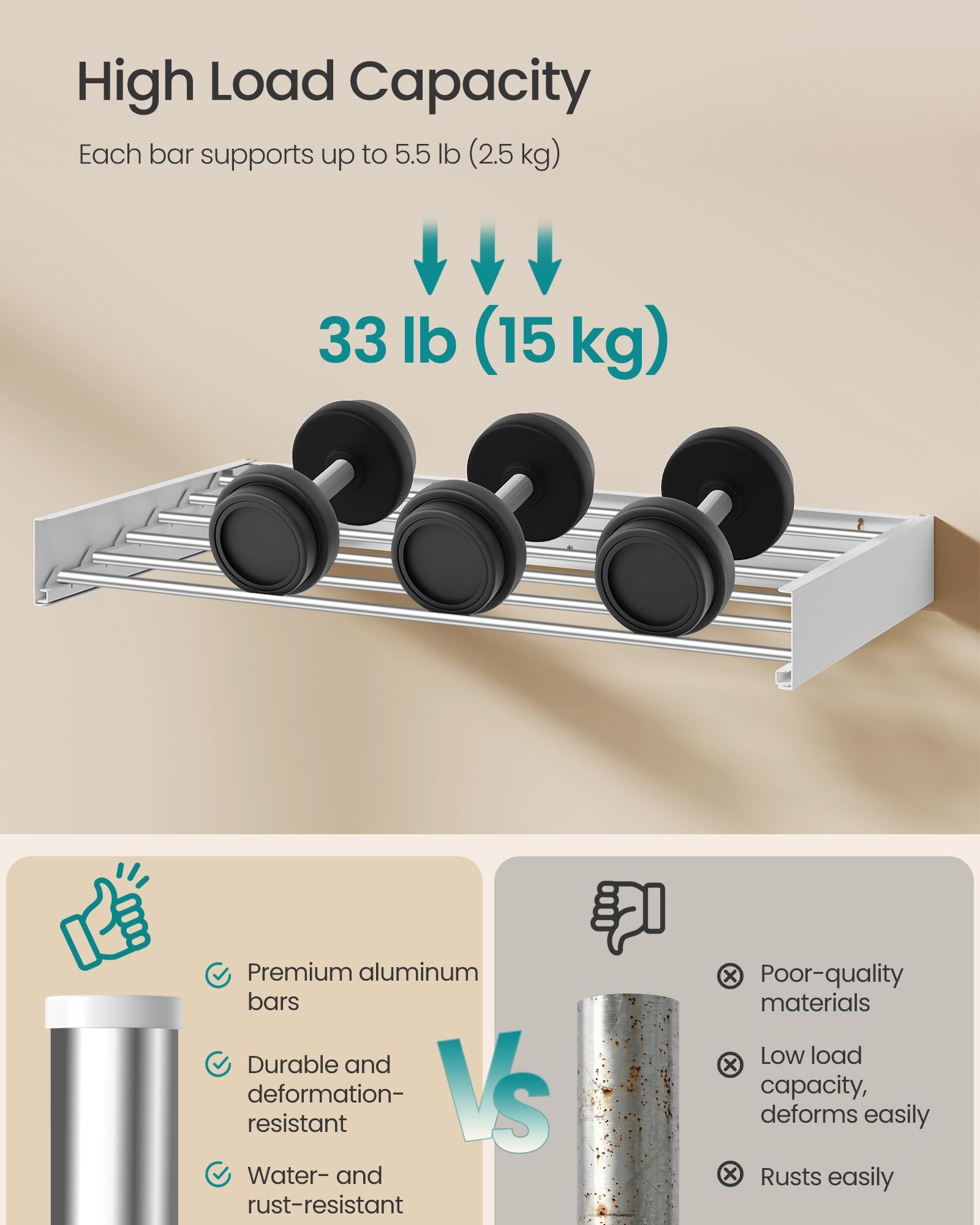 Wall Mounted Drying Rack