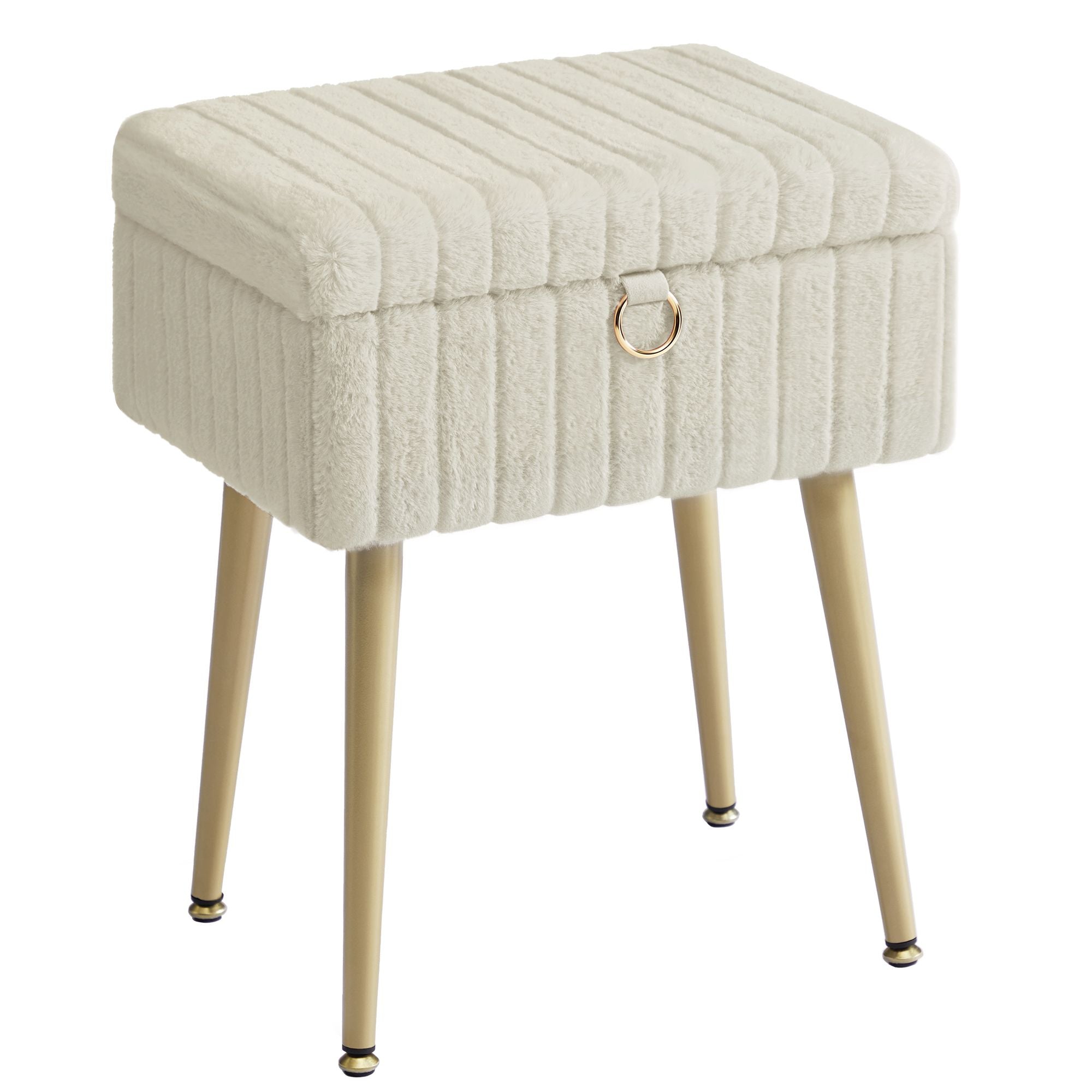 Vanity Stool - Beige