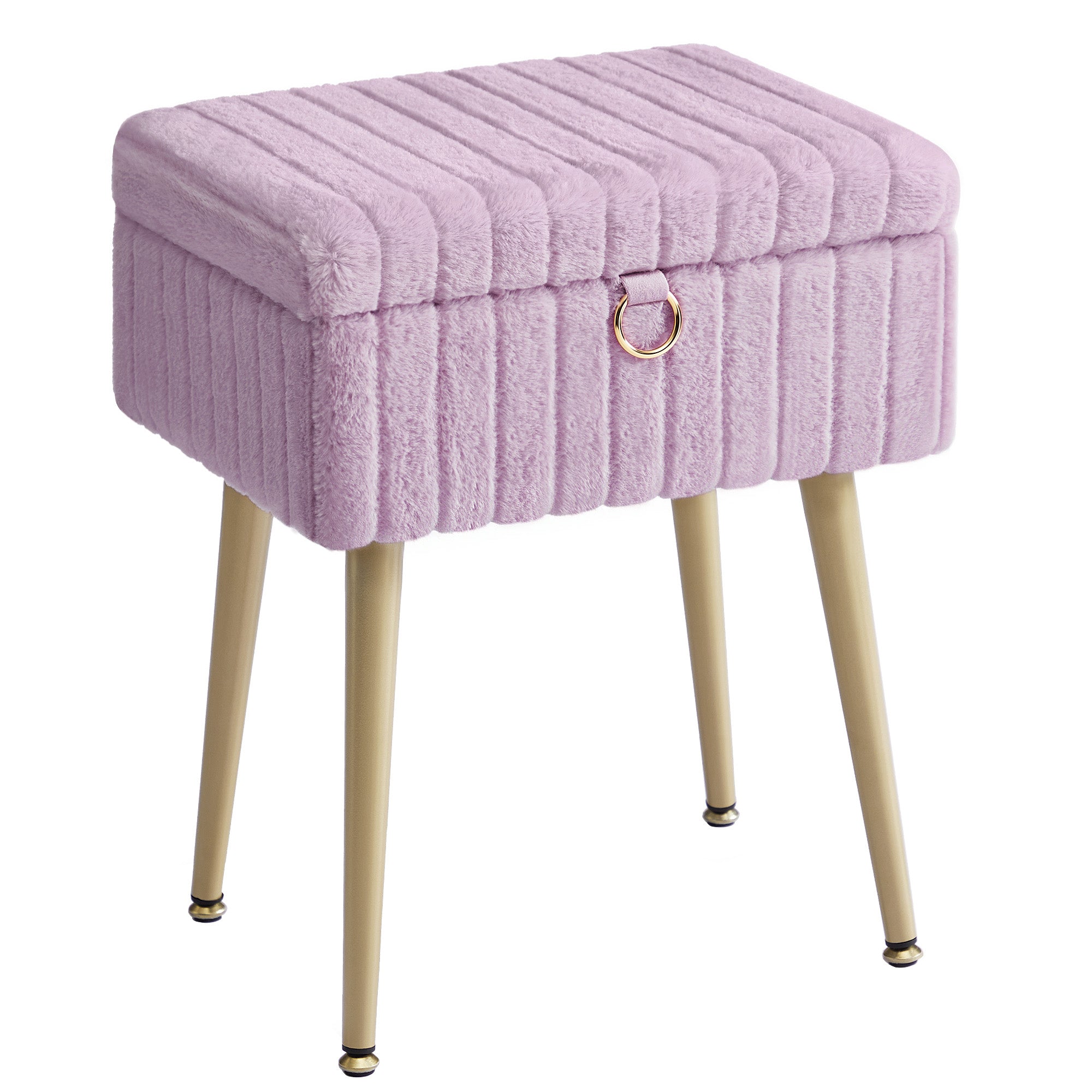 Vanity Stool - Pink
