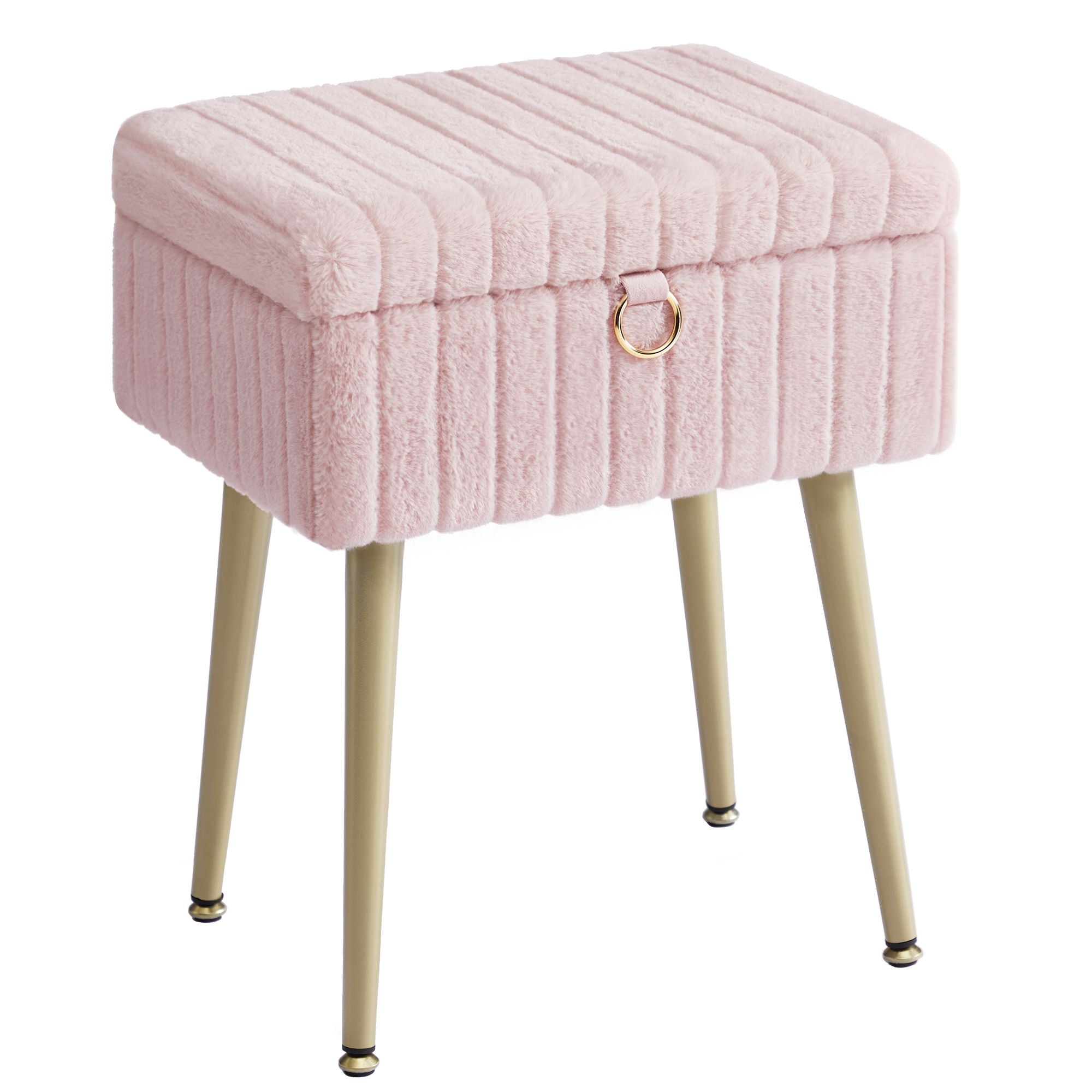 Vanity Stool - Cream