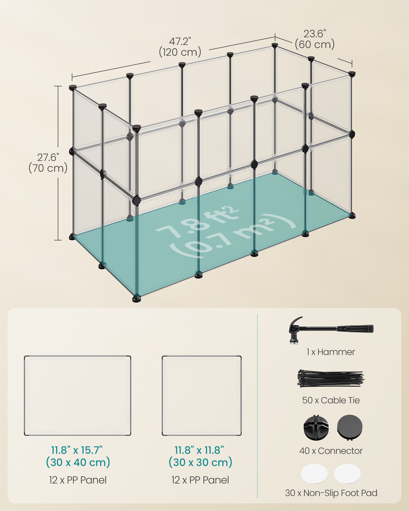 Clear Pet Playpen