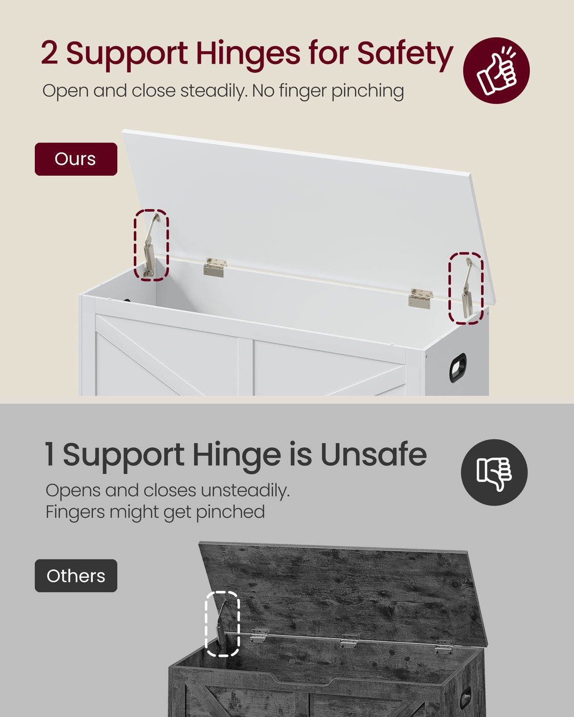 Farmhouse Storage Bench