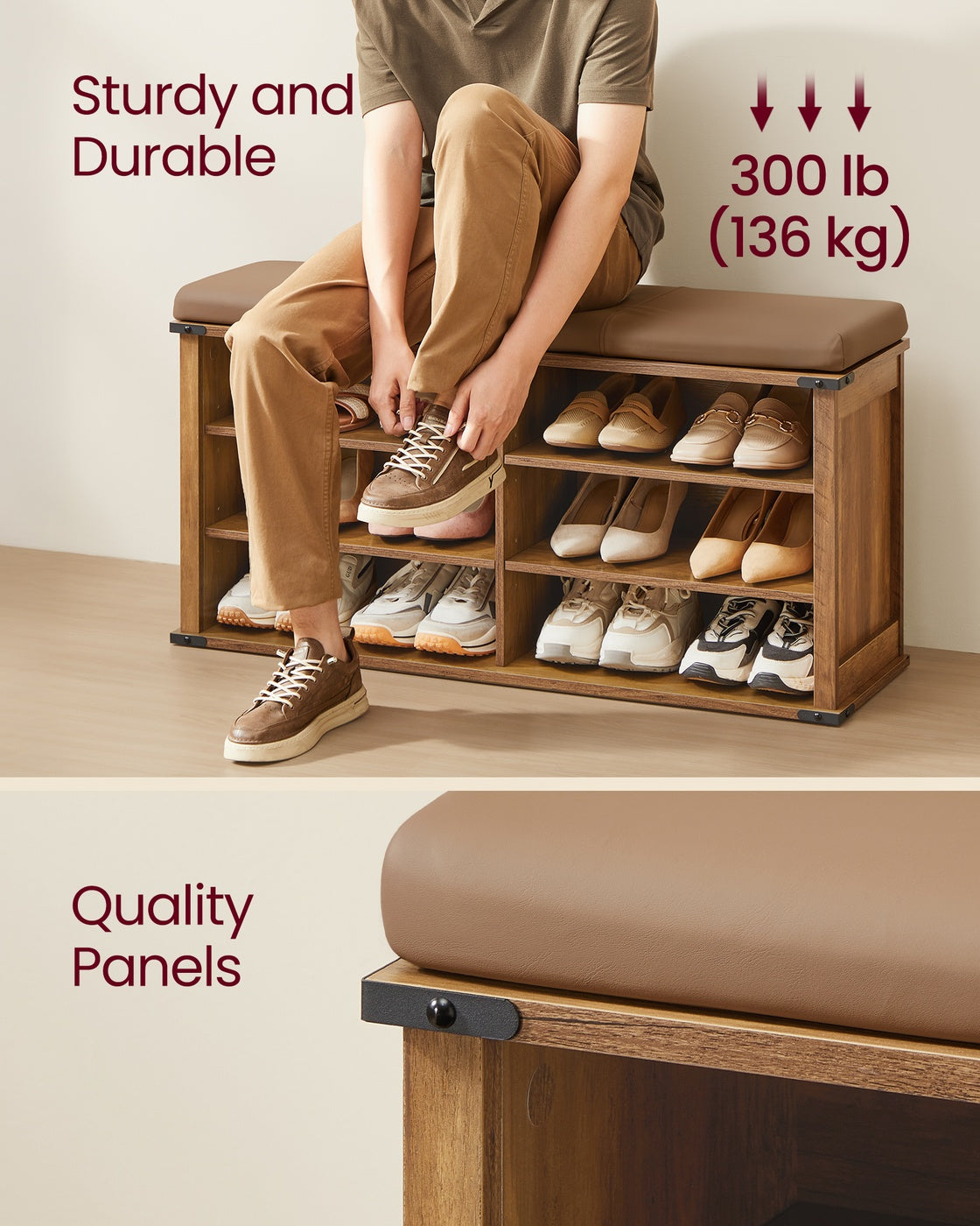 Shoe Storage Bench