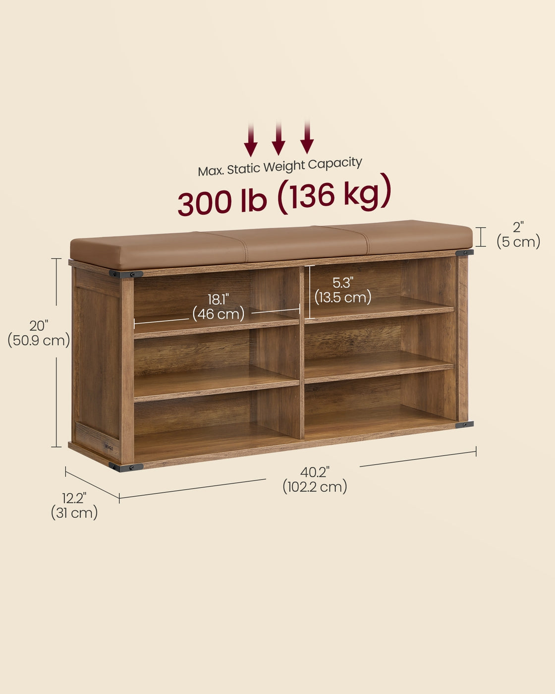 Shoe Storage Bench