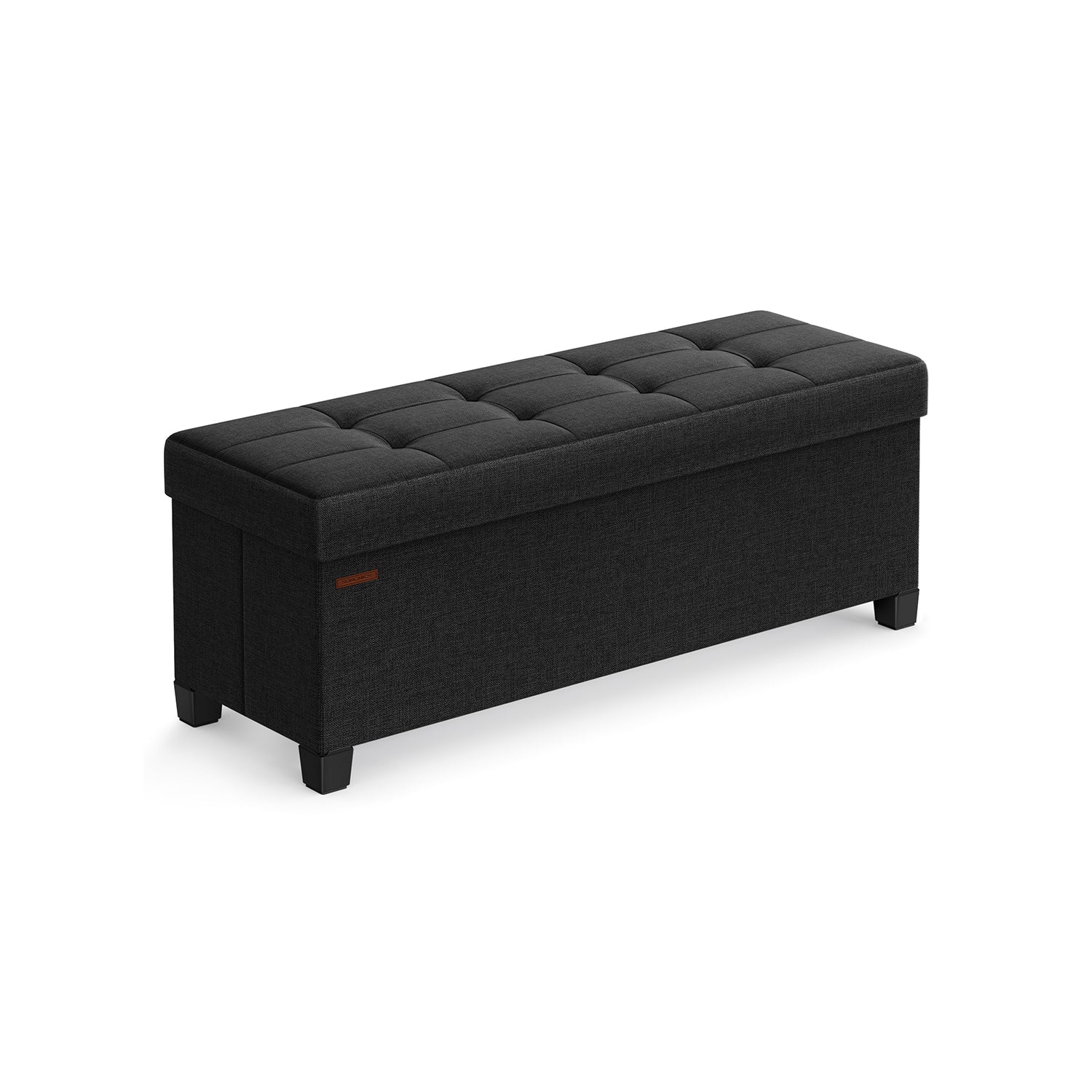 Storage Ottoman Bench - Black