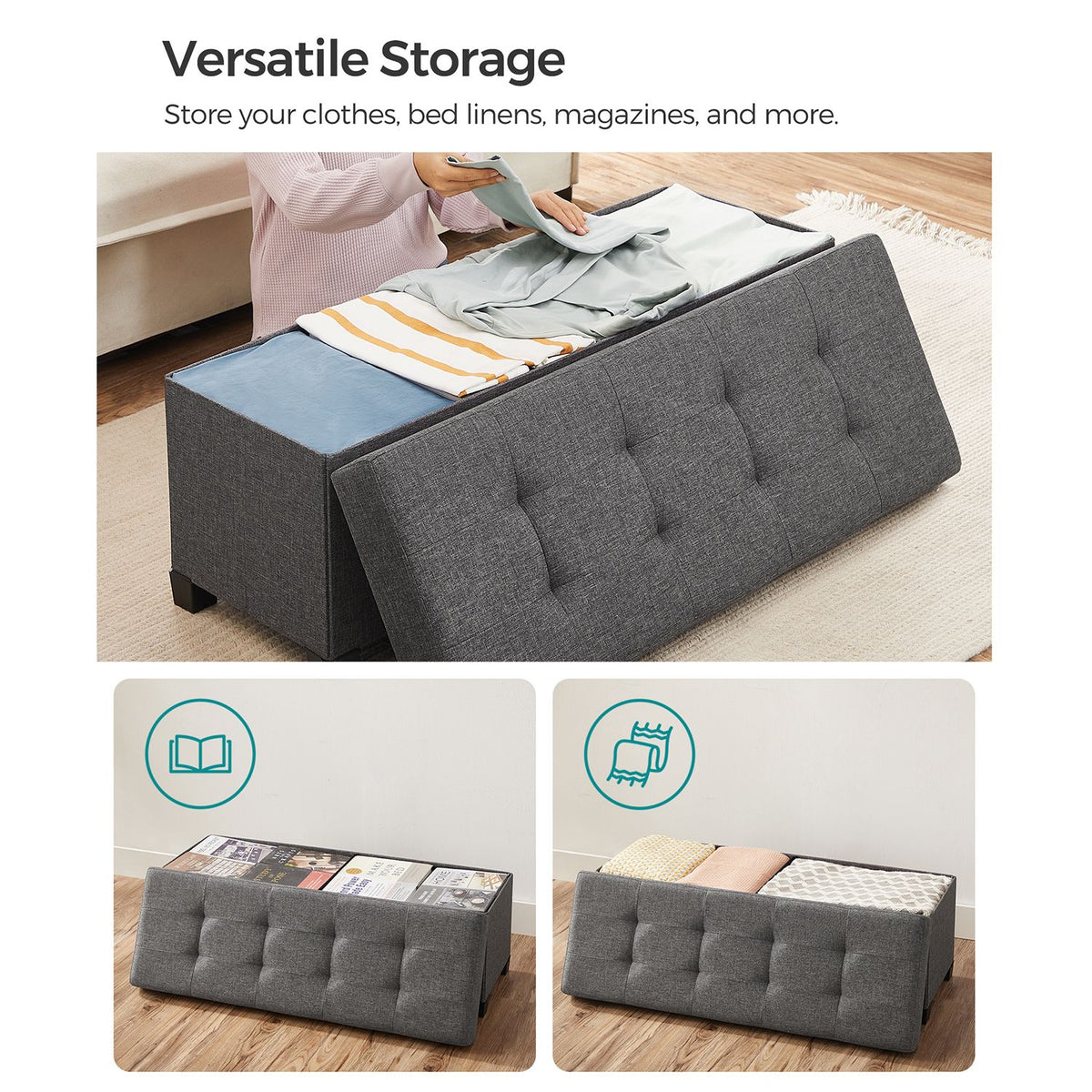 Storage Ottoman Bench