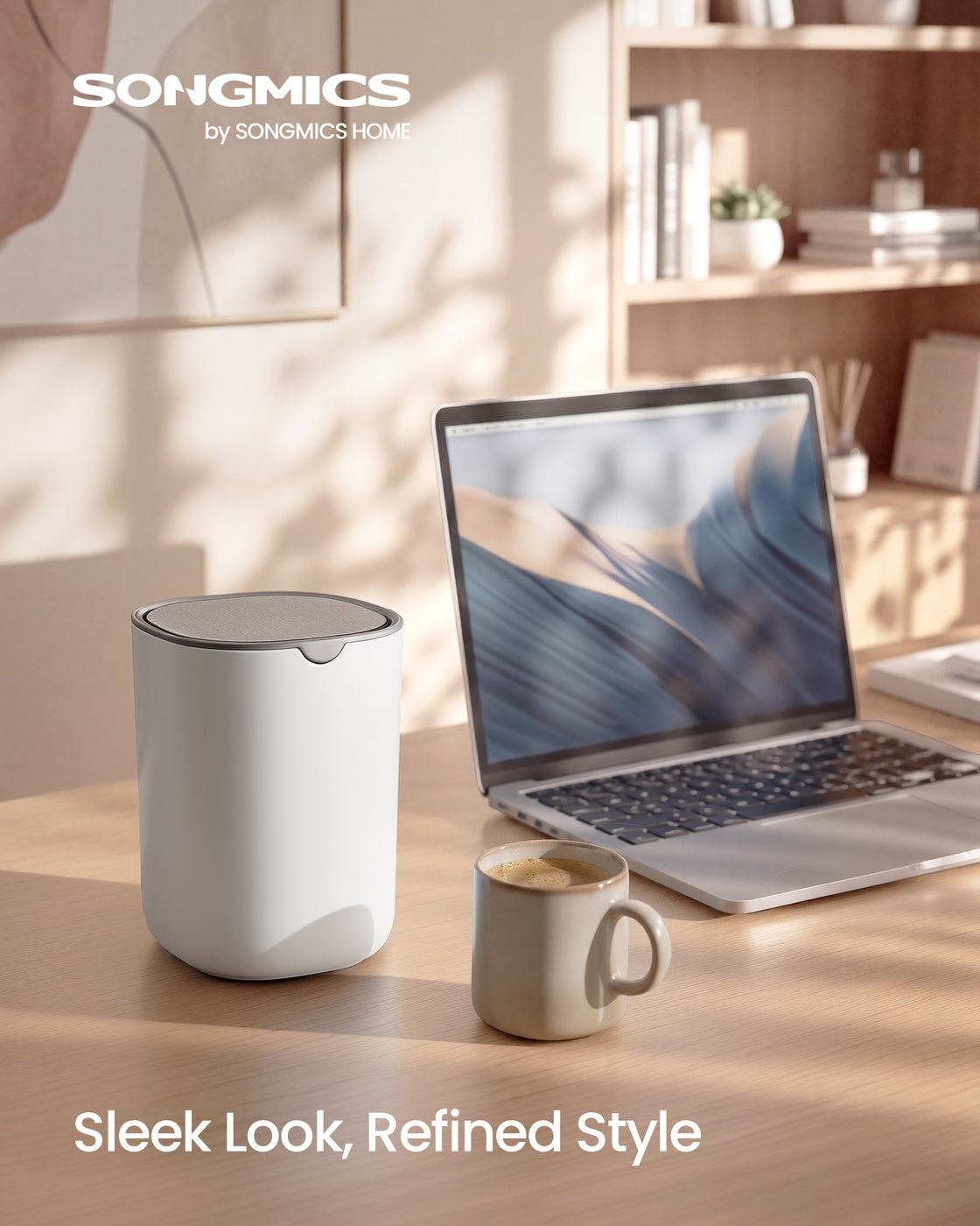 Mini Desk Trash Can with Lid