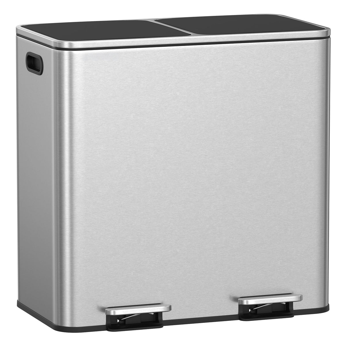 Trash Can - 2 Compartments - For Kitchen