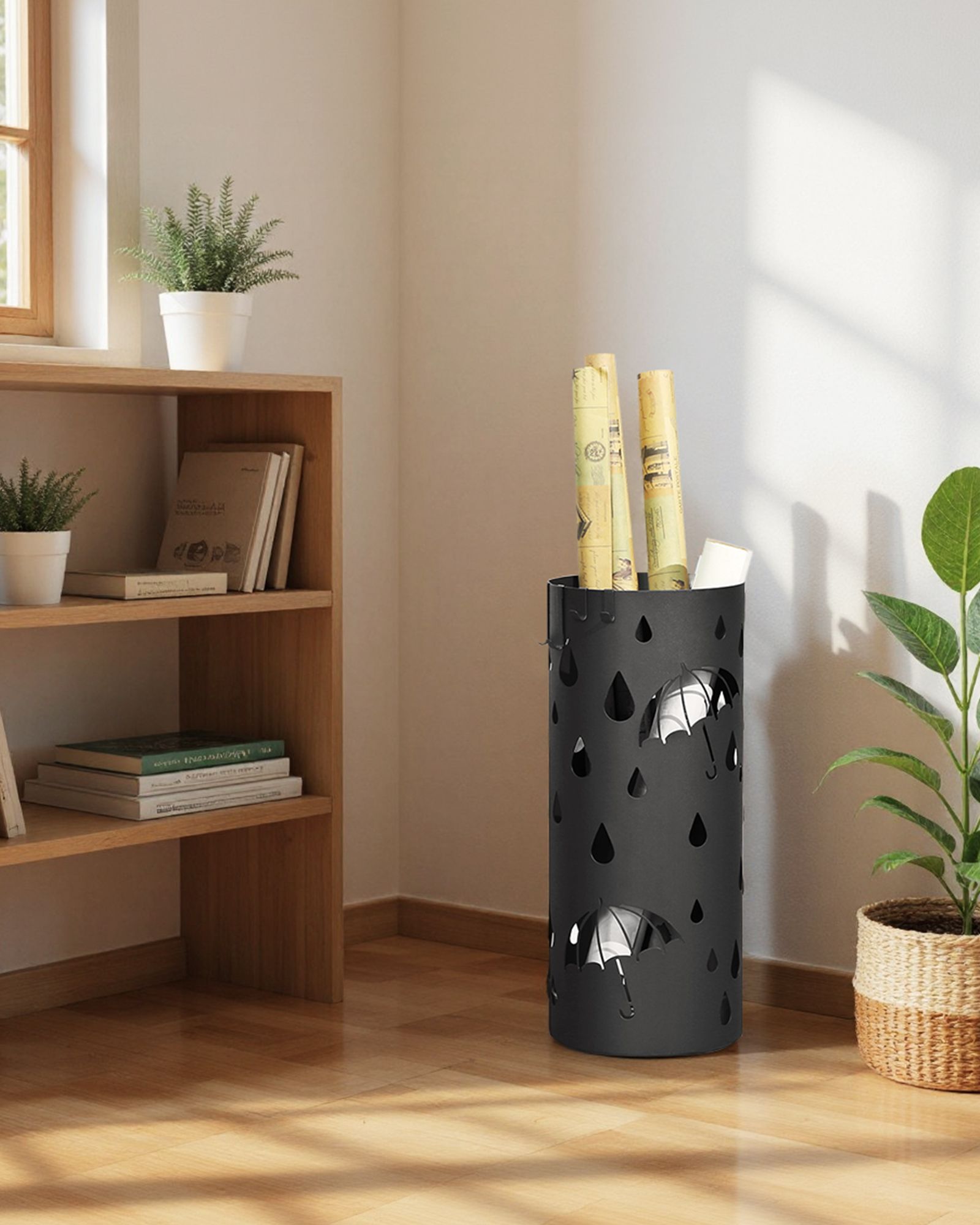 Umbrella Stand - Metal Umbrella Holder for Entryway