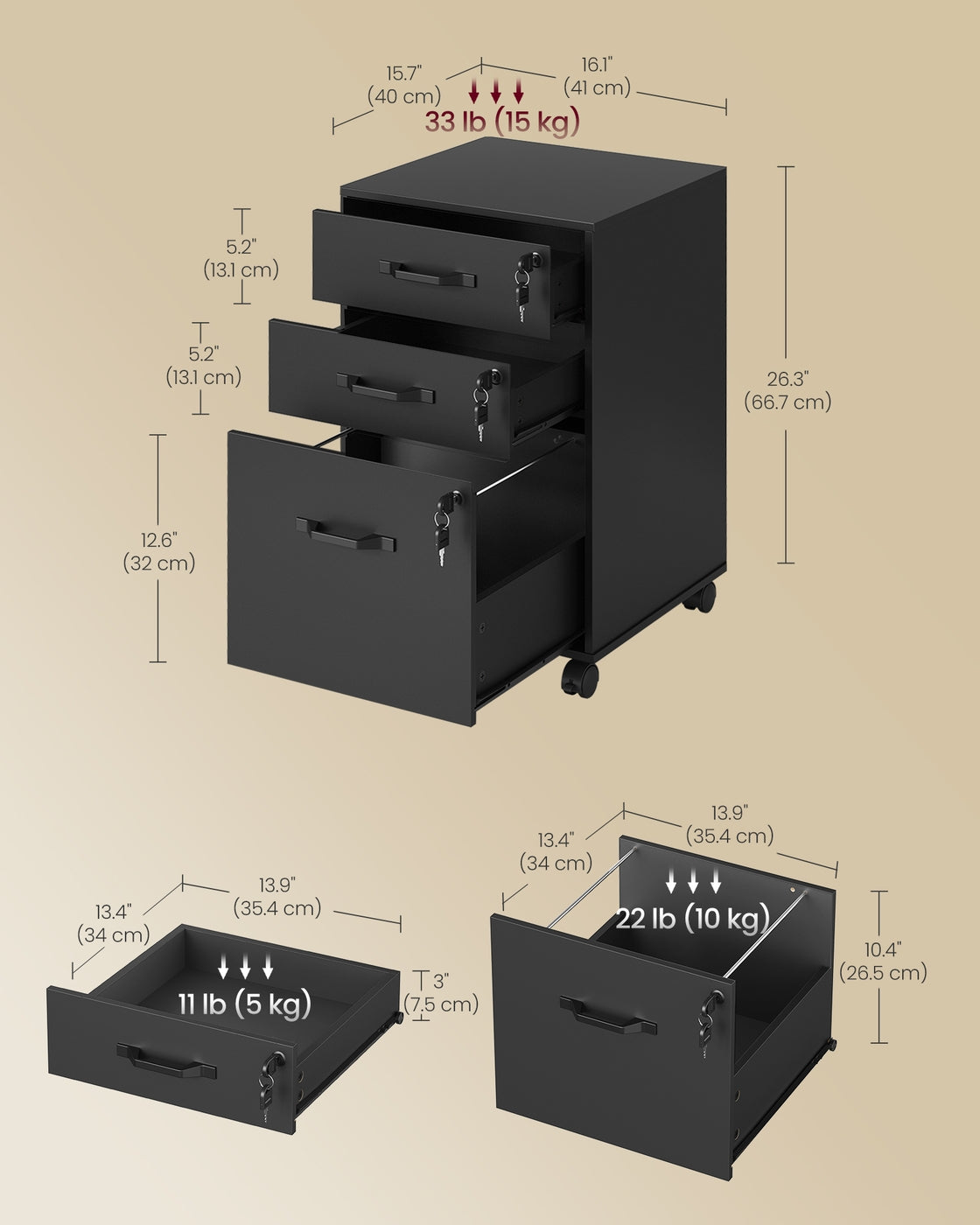 Mobile File Cabinet