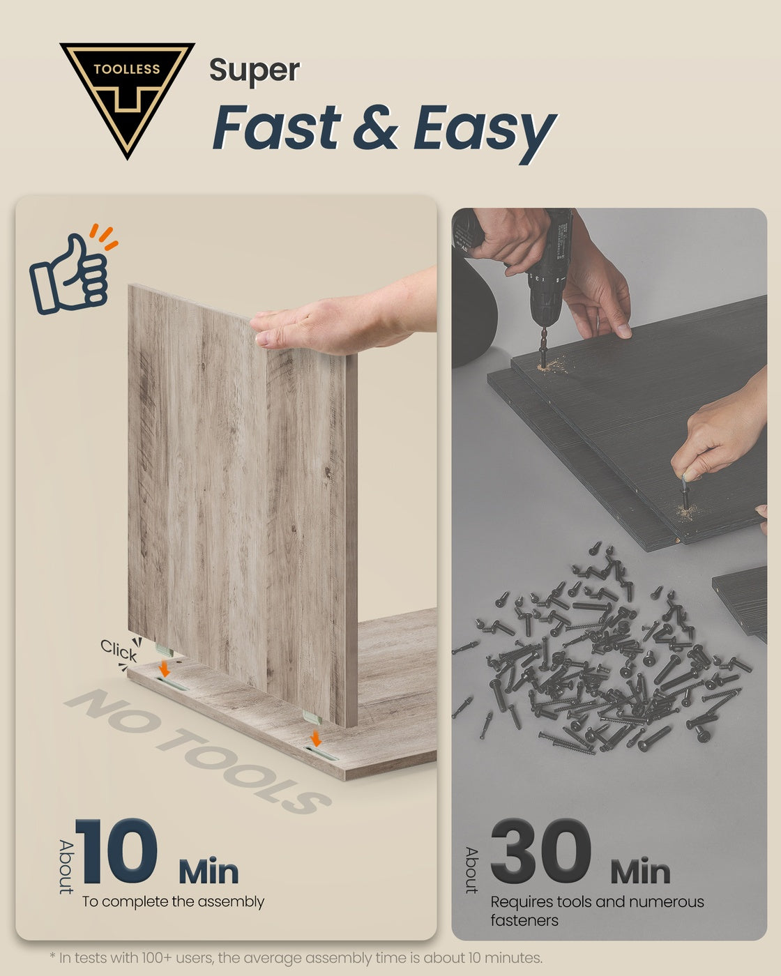 Cat Litter Box Enclosure - Push-Open Doors - Looks Like A Side Table