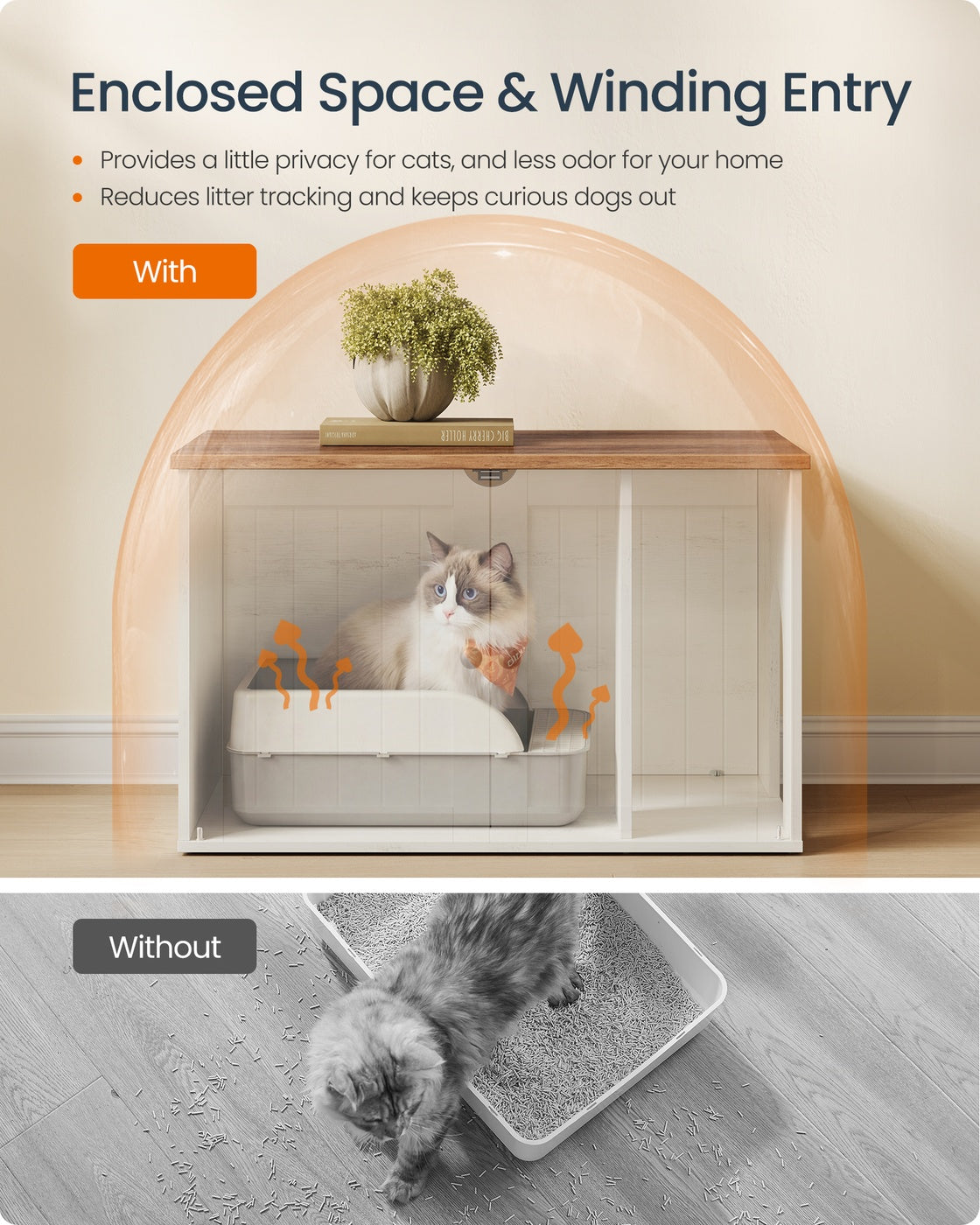 Cat Litter Box Enclosure