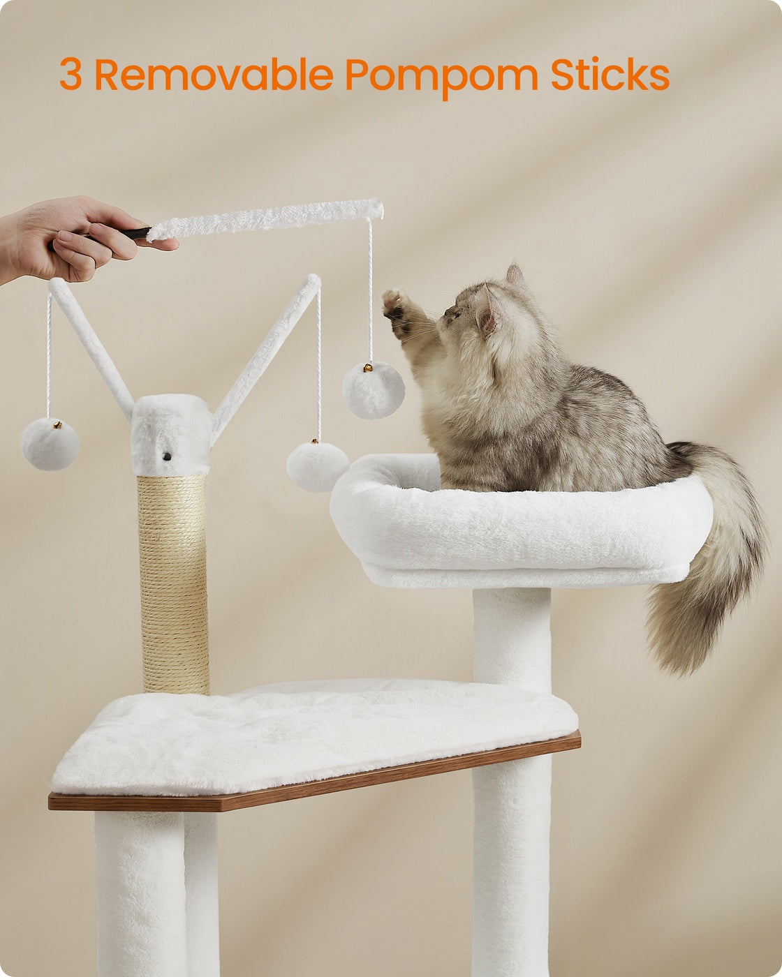 Cat Tree - Hidden Litter Box Enclosure - Scratching Posts