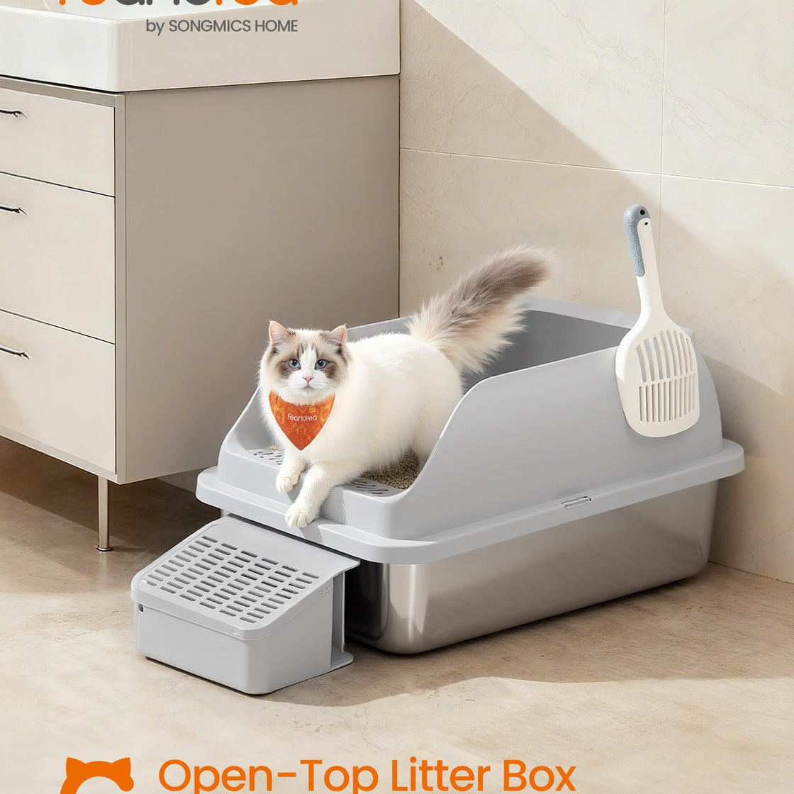 Stainless Steel Cat Litter Box