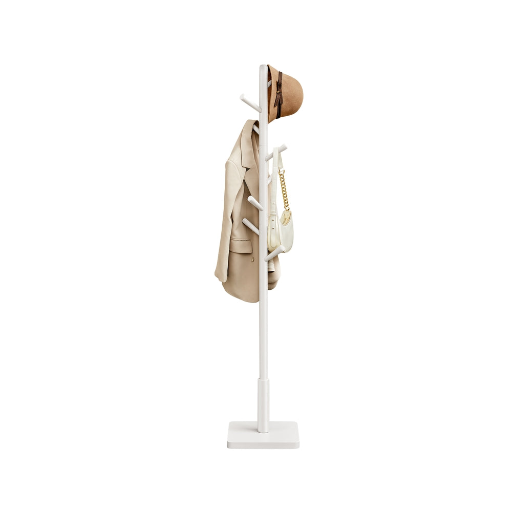Freestanding Hall Tree - White