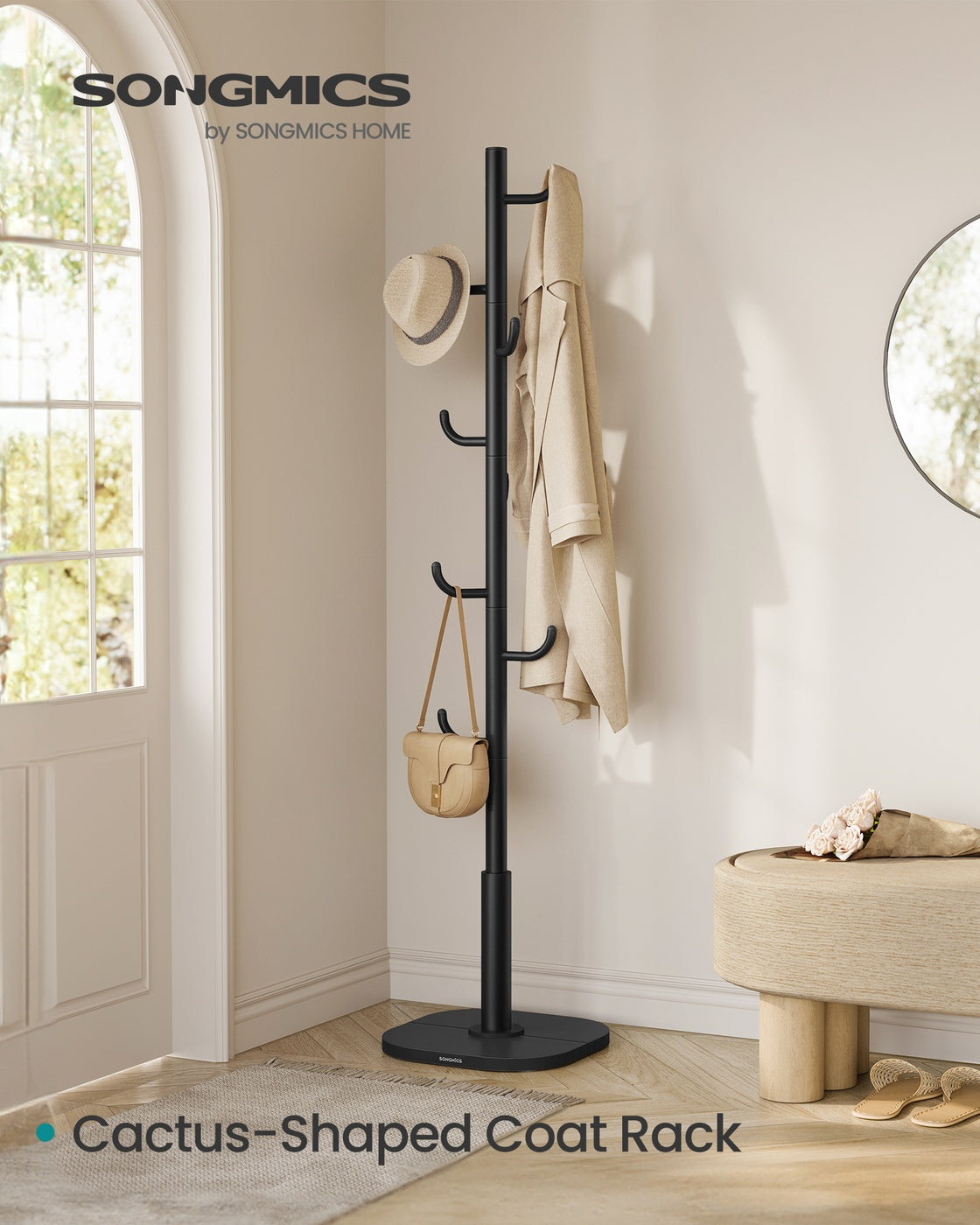Cactus Coat Rack