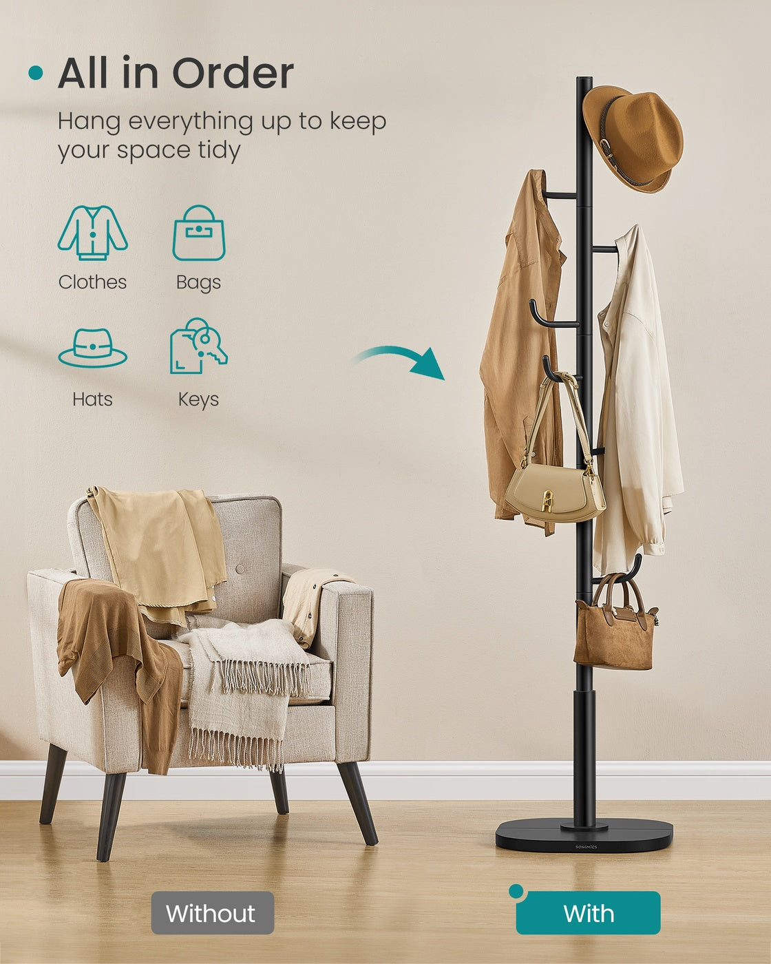 Cactus Coat Rack
