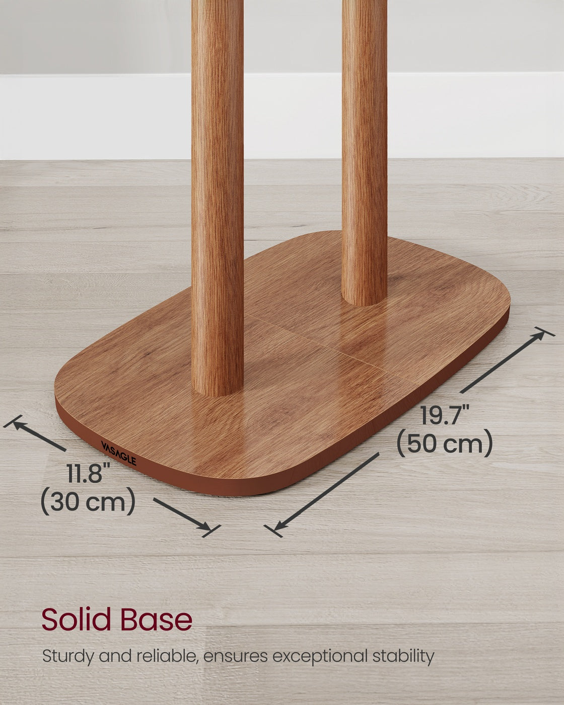 Hall Coat Tree - 8 Hooks - Storage Shelf - 67 Inch