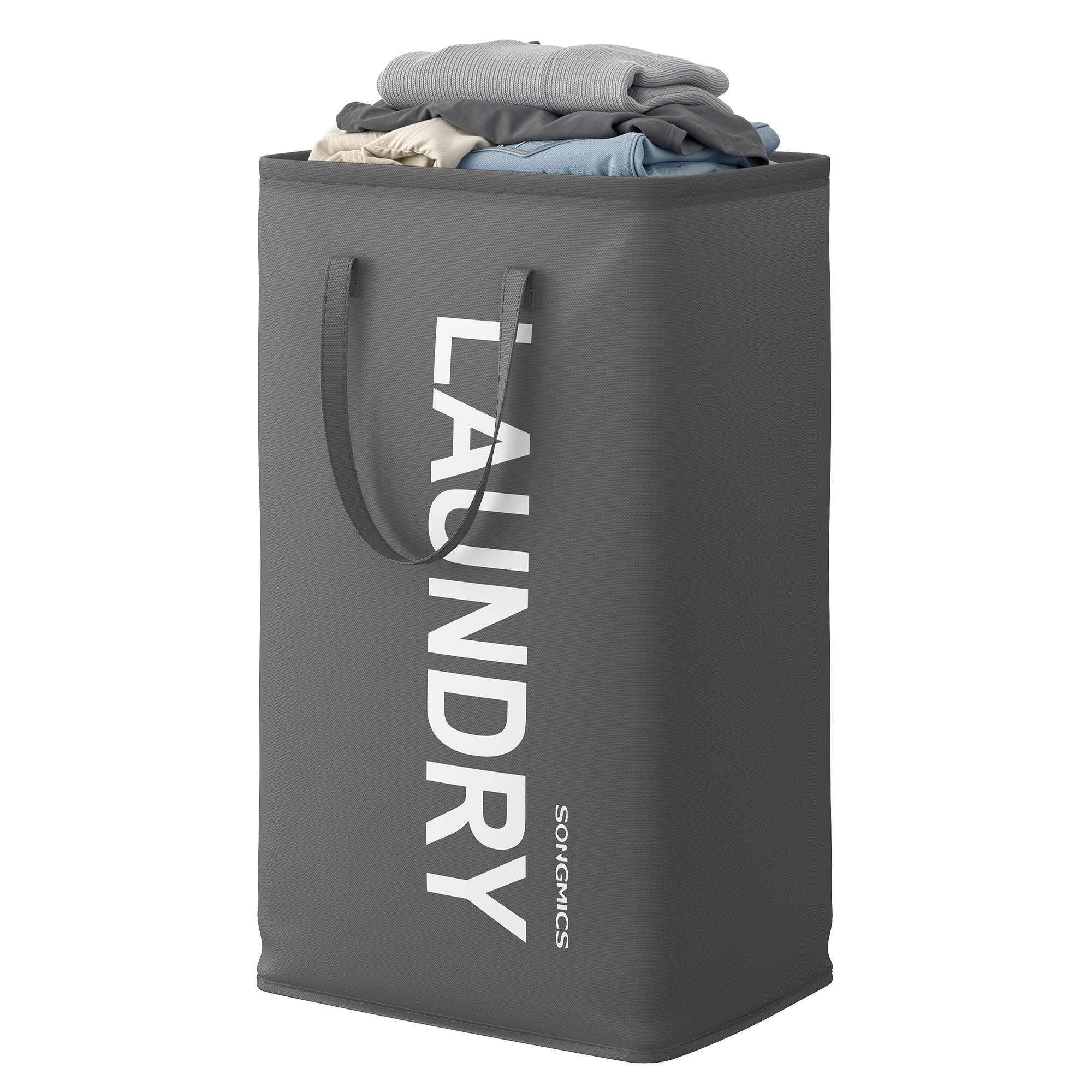 Foldable Laundry Hamper - Gray