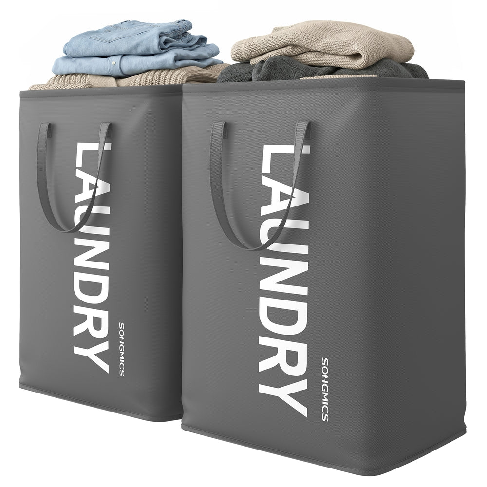 Collapsible Laundry Hamper - Gray